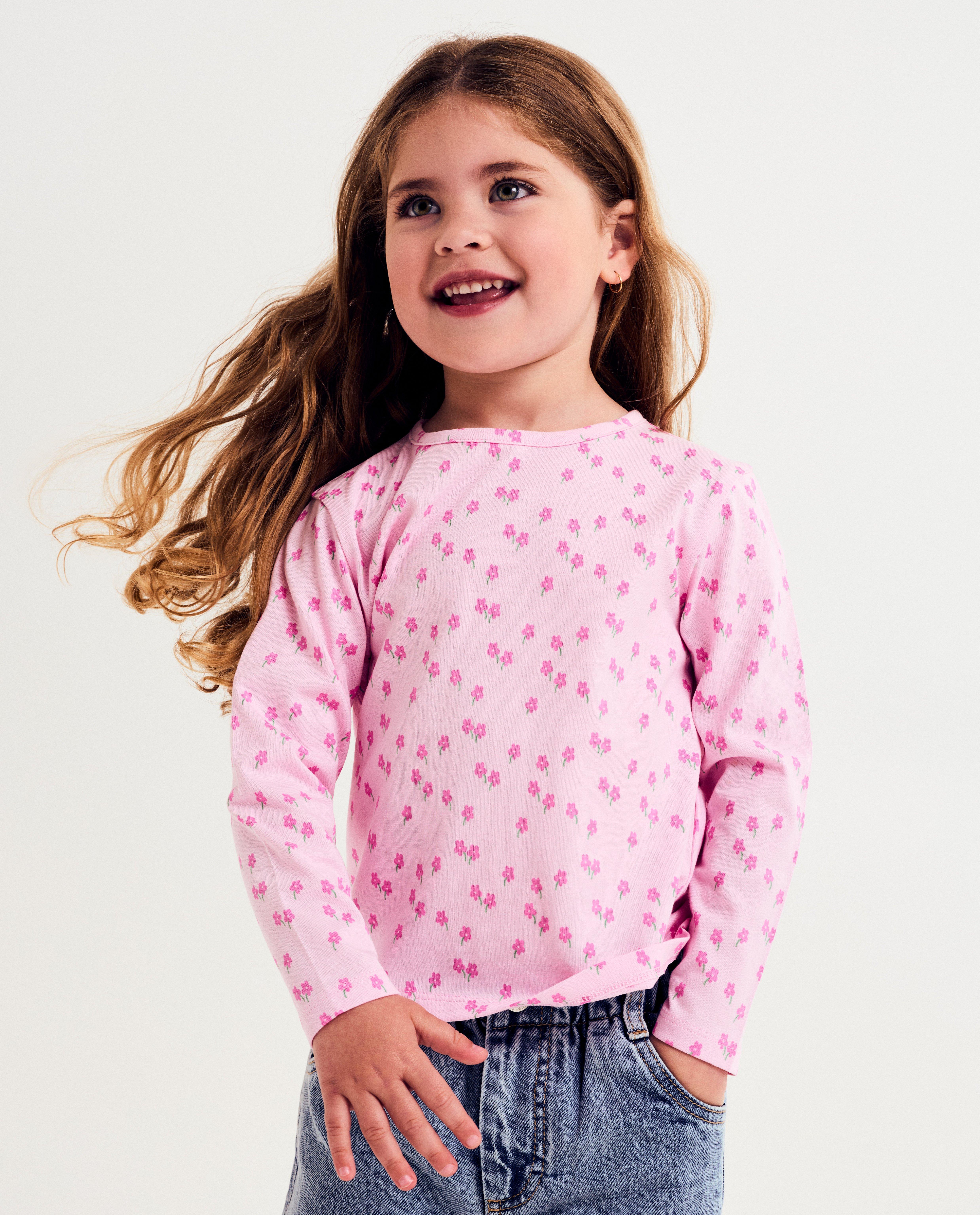 Longsleeve met bloemenprint - null - Besties