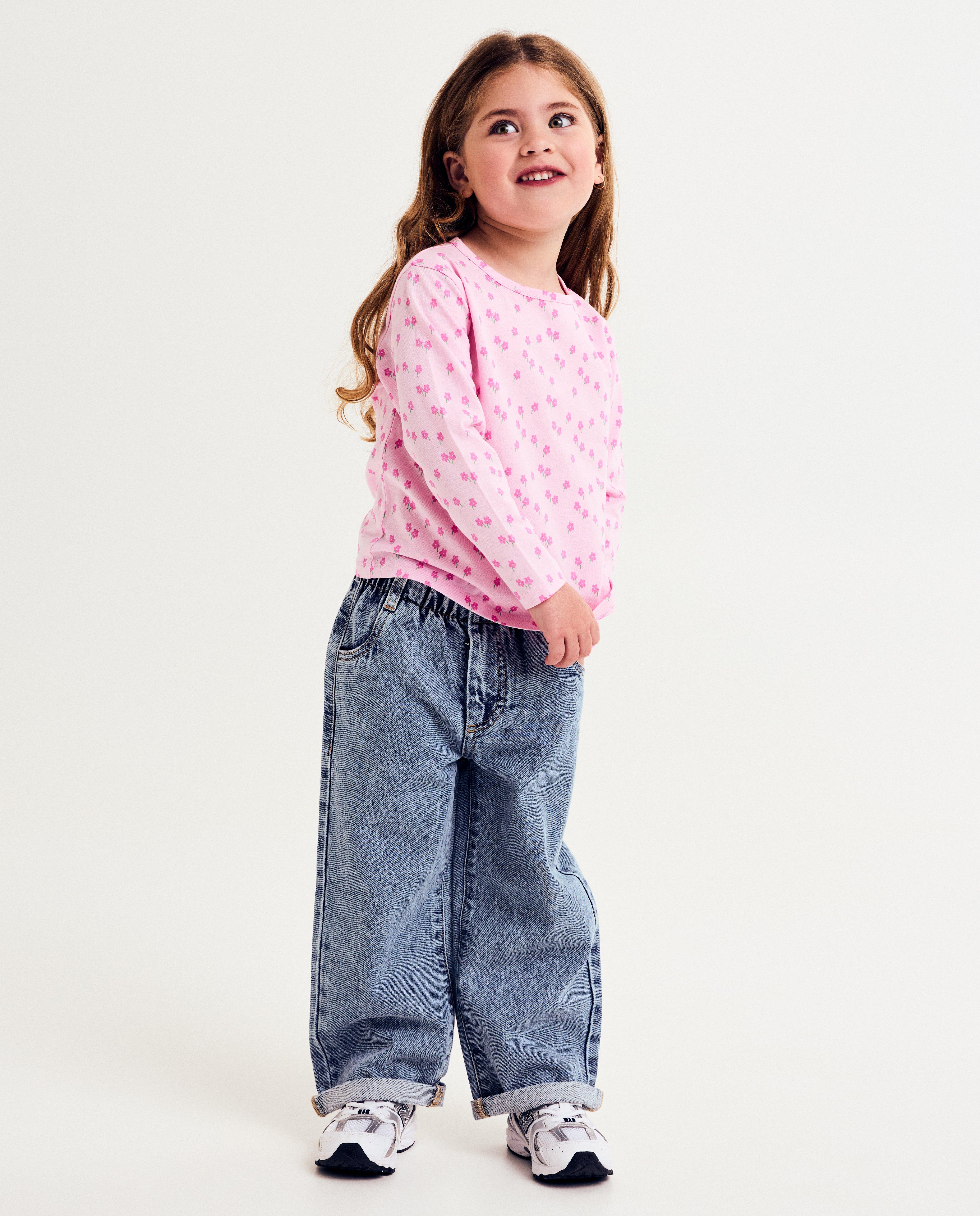 T-shirts - Longsleeve met bloemenprint