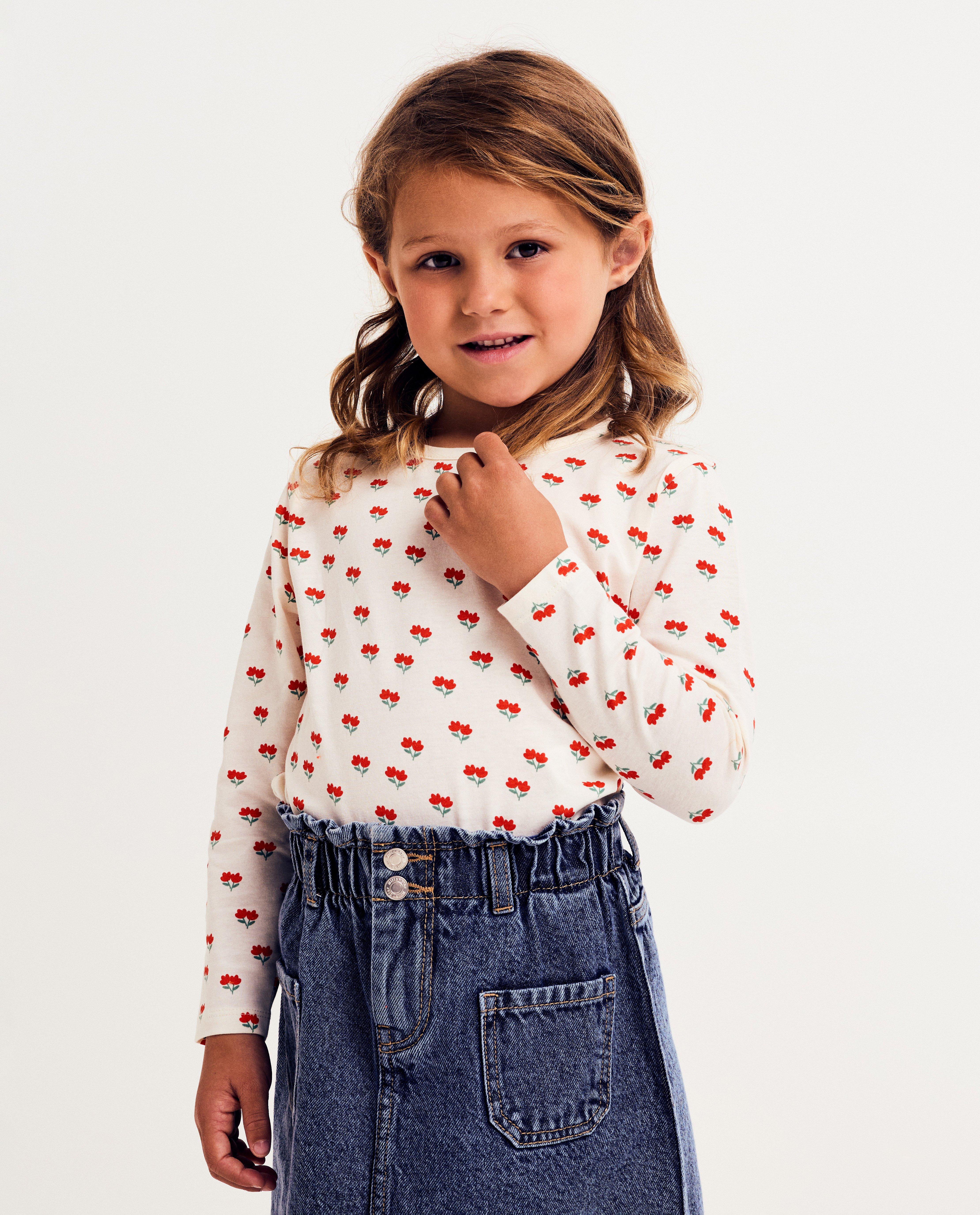 Longsleeve met bloemenprint - null - Besties