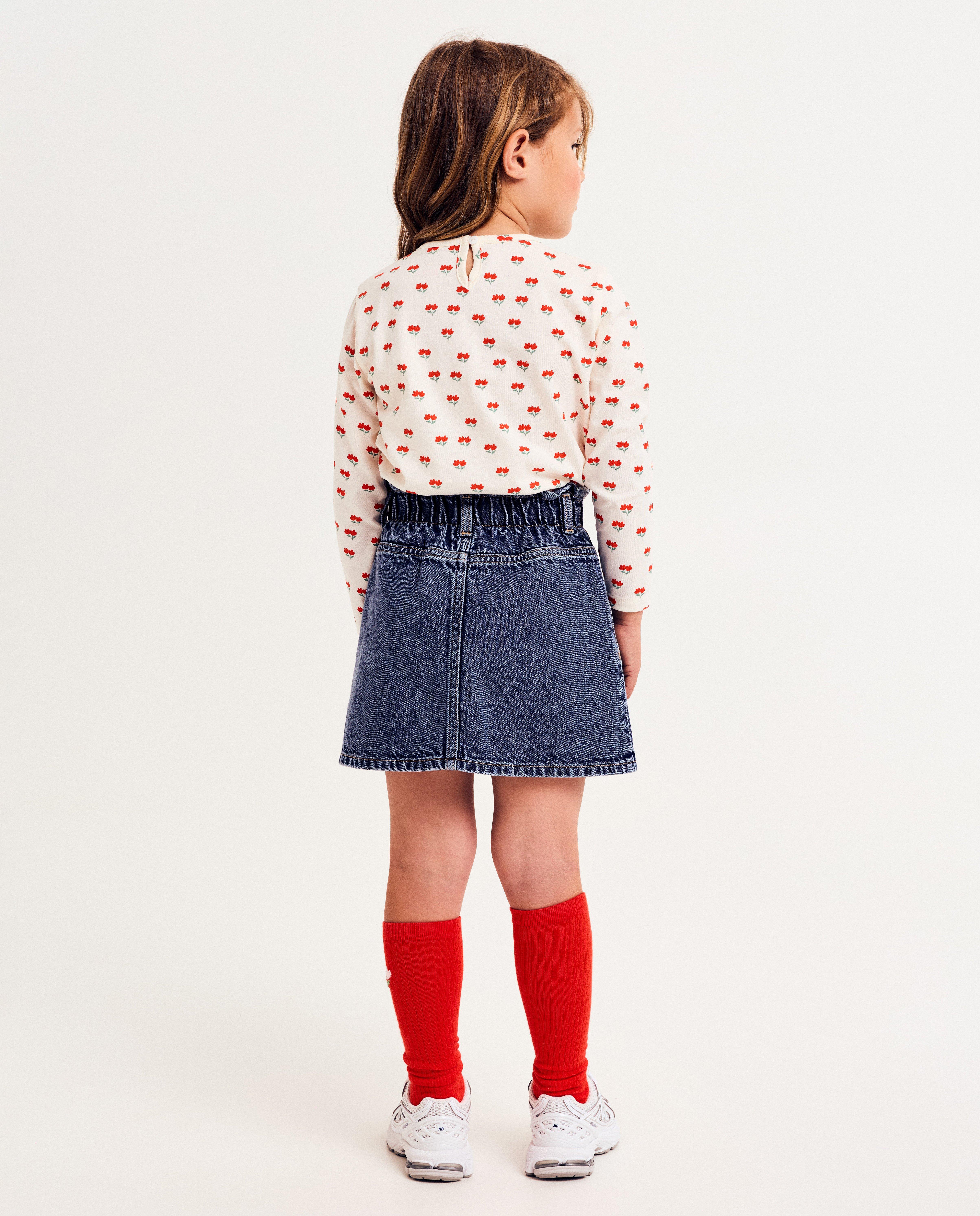 T-shirts - Longsleeve met bloemenprint