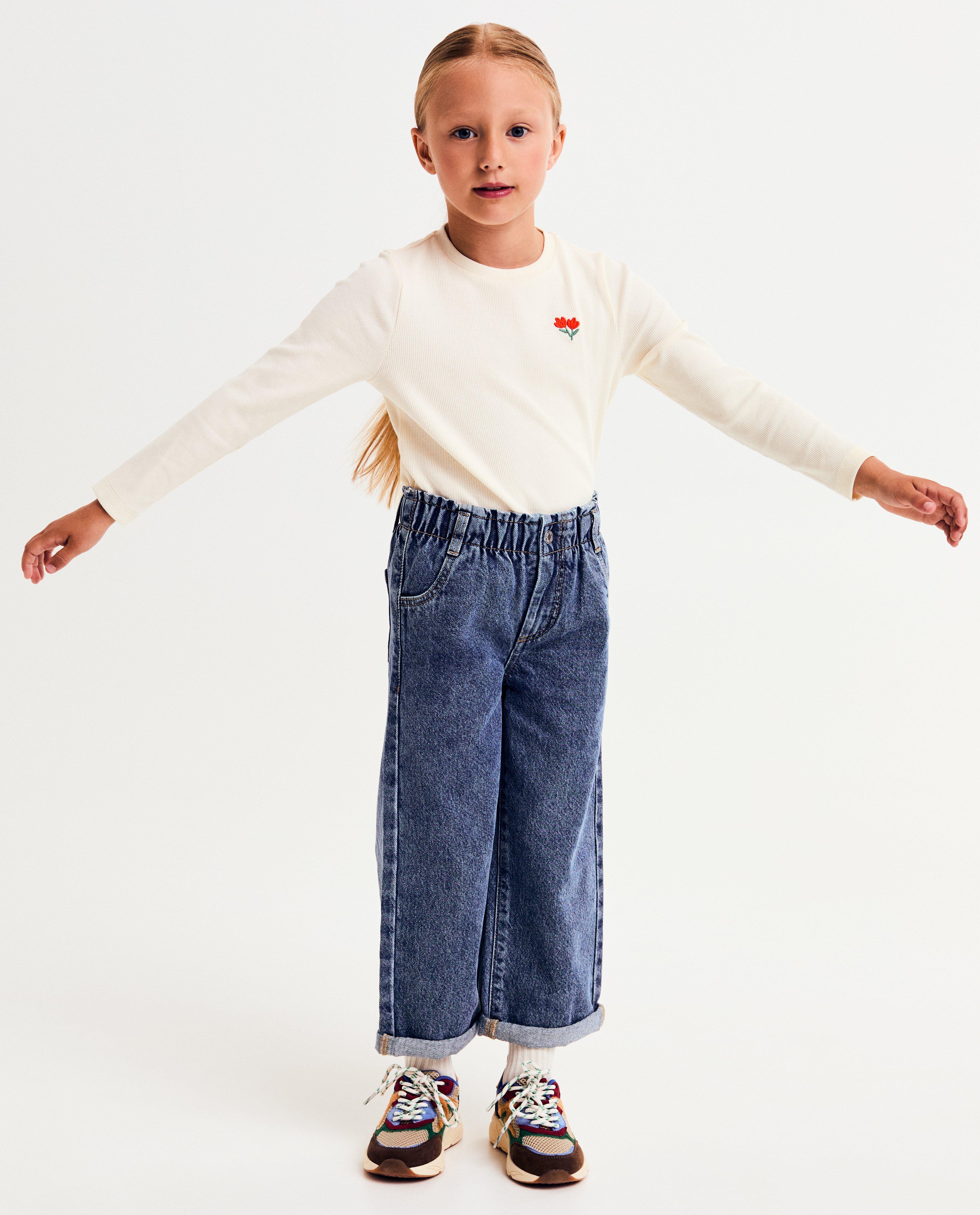 Blauwe jeans, straight fit - null - Milla Star