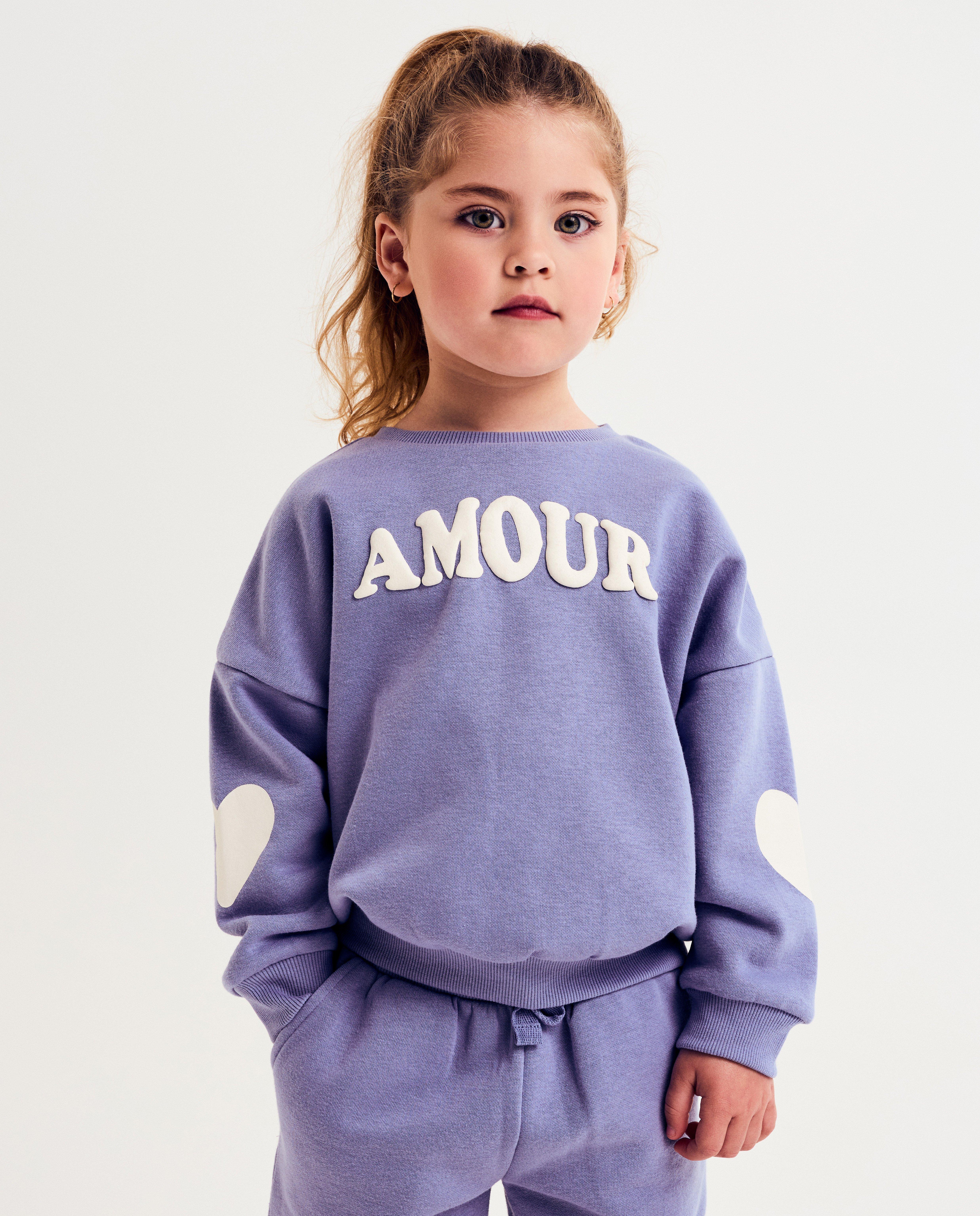 Sweater met opschrift - null - Besties