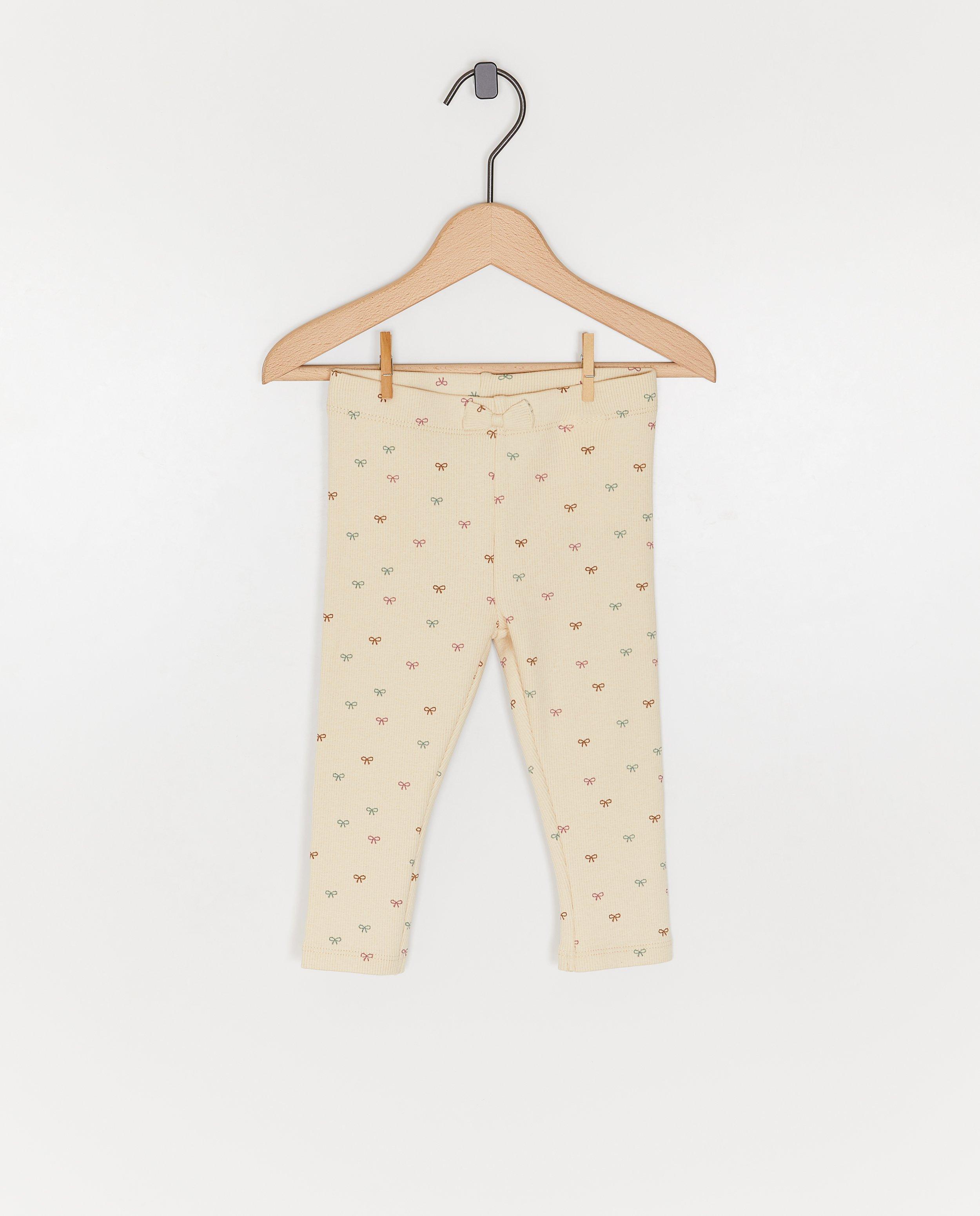 Legging met fijn ribpatroon