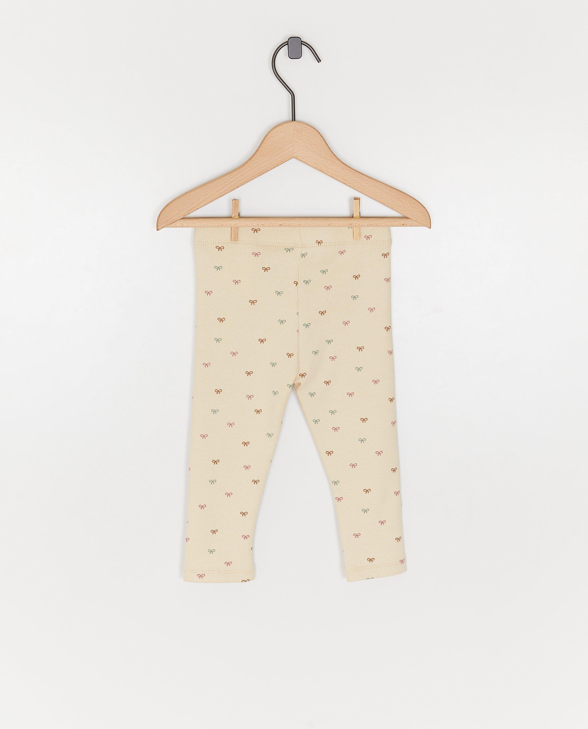 Leggings - Legging met fijn ribpatroon