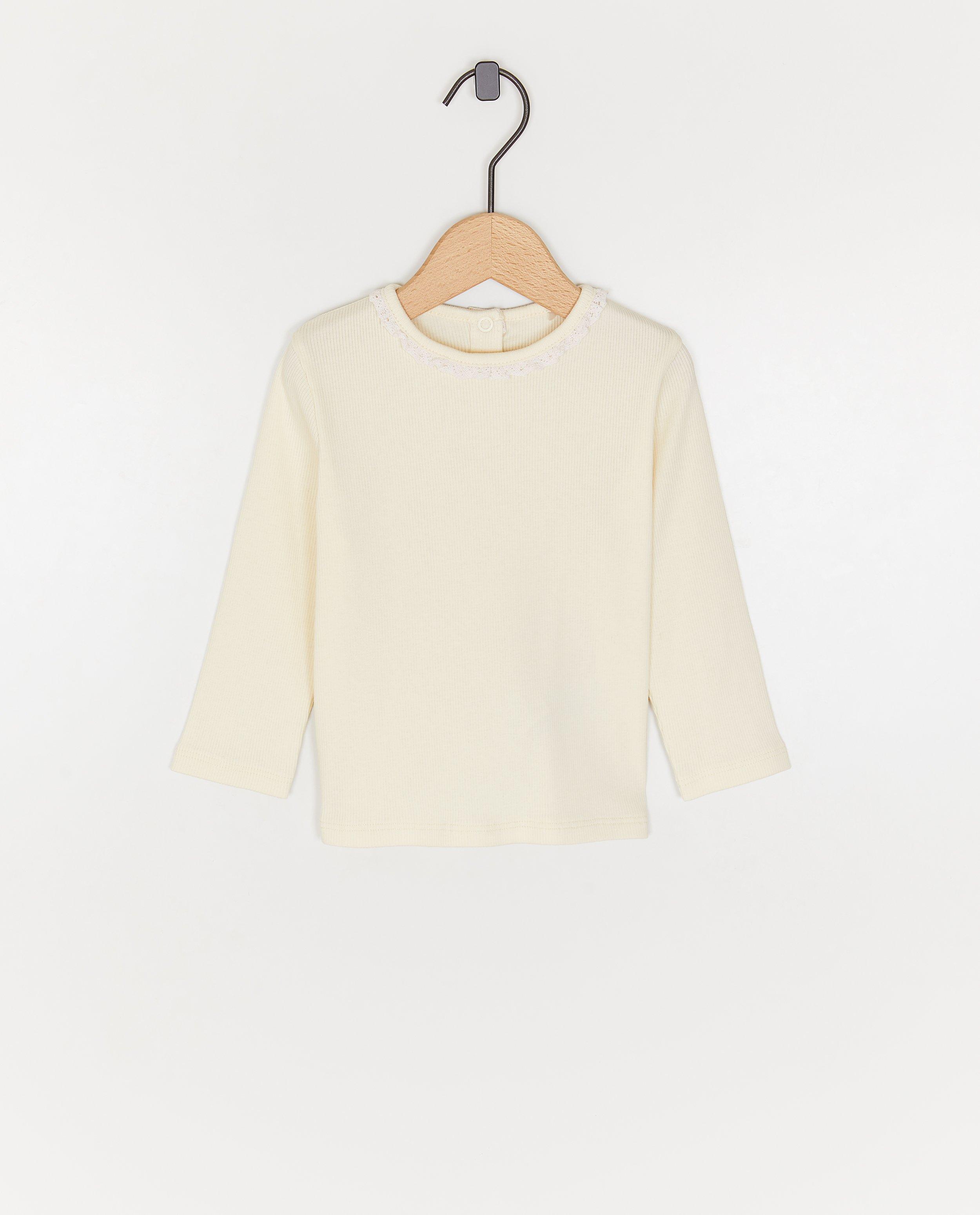 Longsleeve met fijne rib - null - Cuddles and Smiles