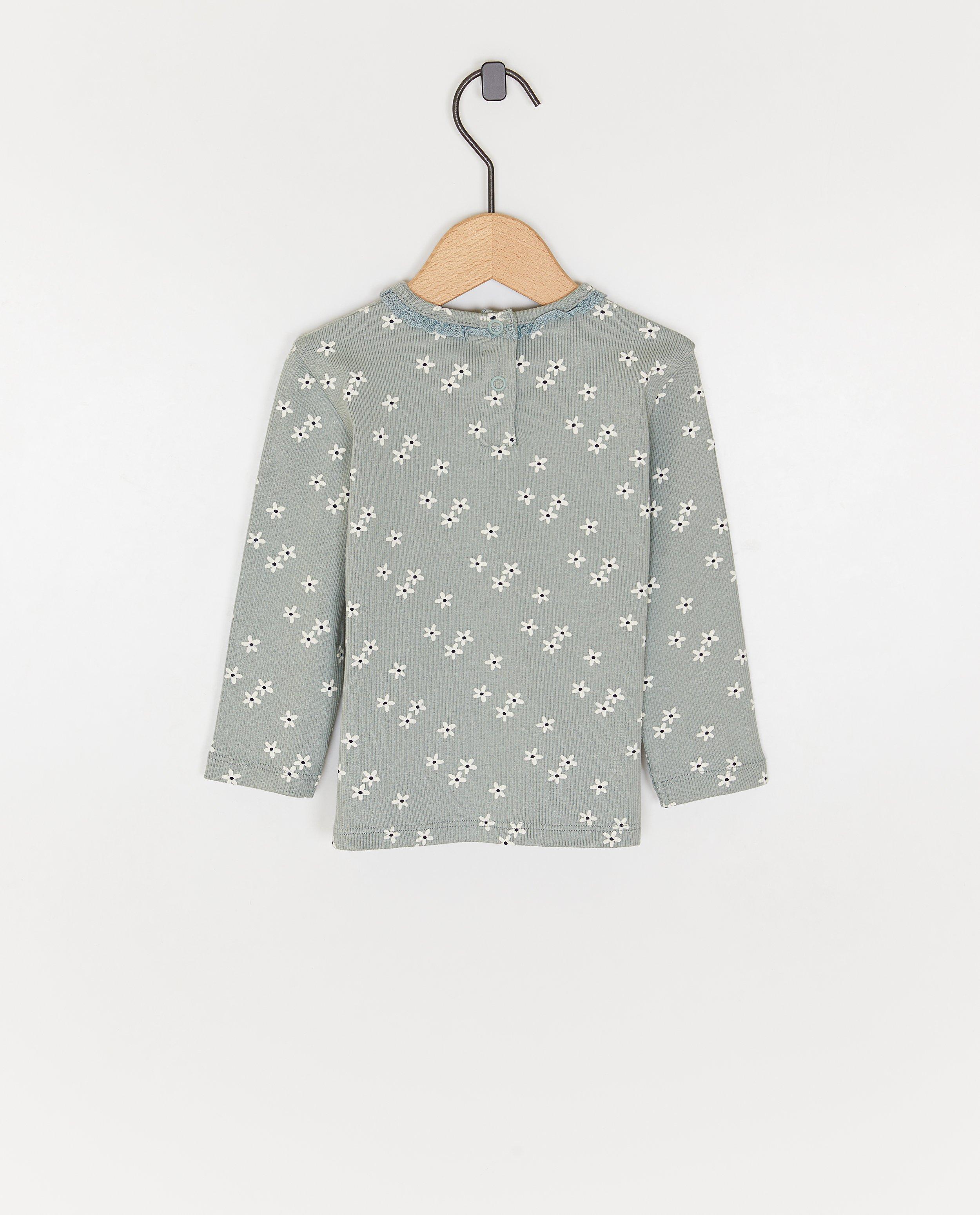 T-shirts - Longsleeve met kersenprint