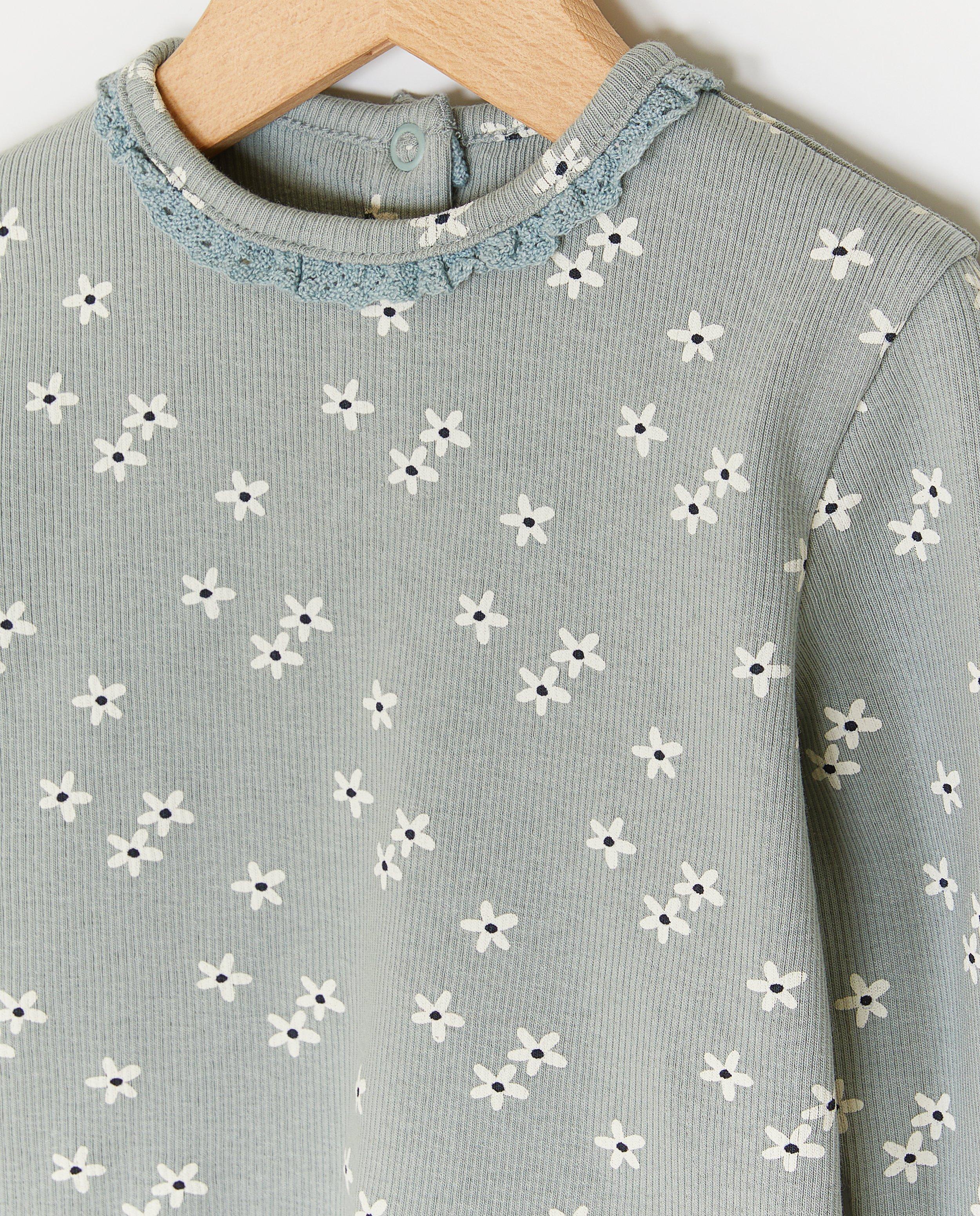 T-shirts - Longsleeve met kersenprint