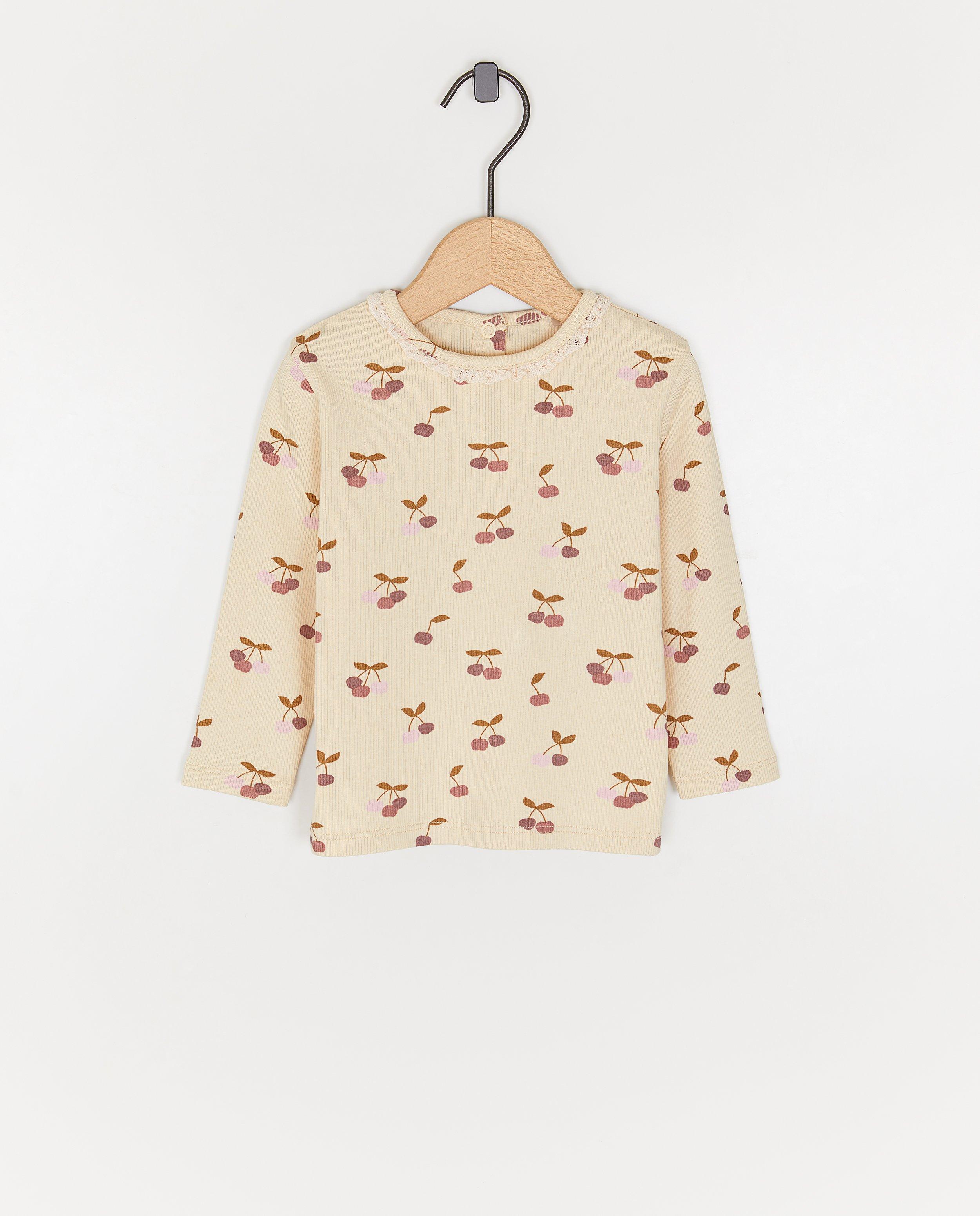 Longsleeve met kersenprint - null - Cuddles and Smiles