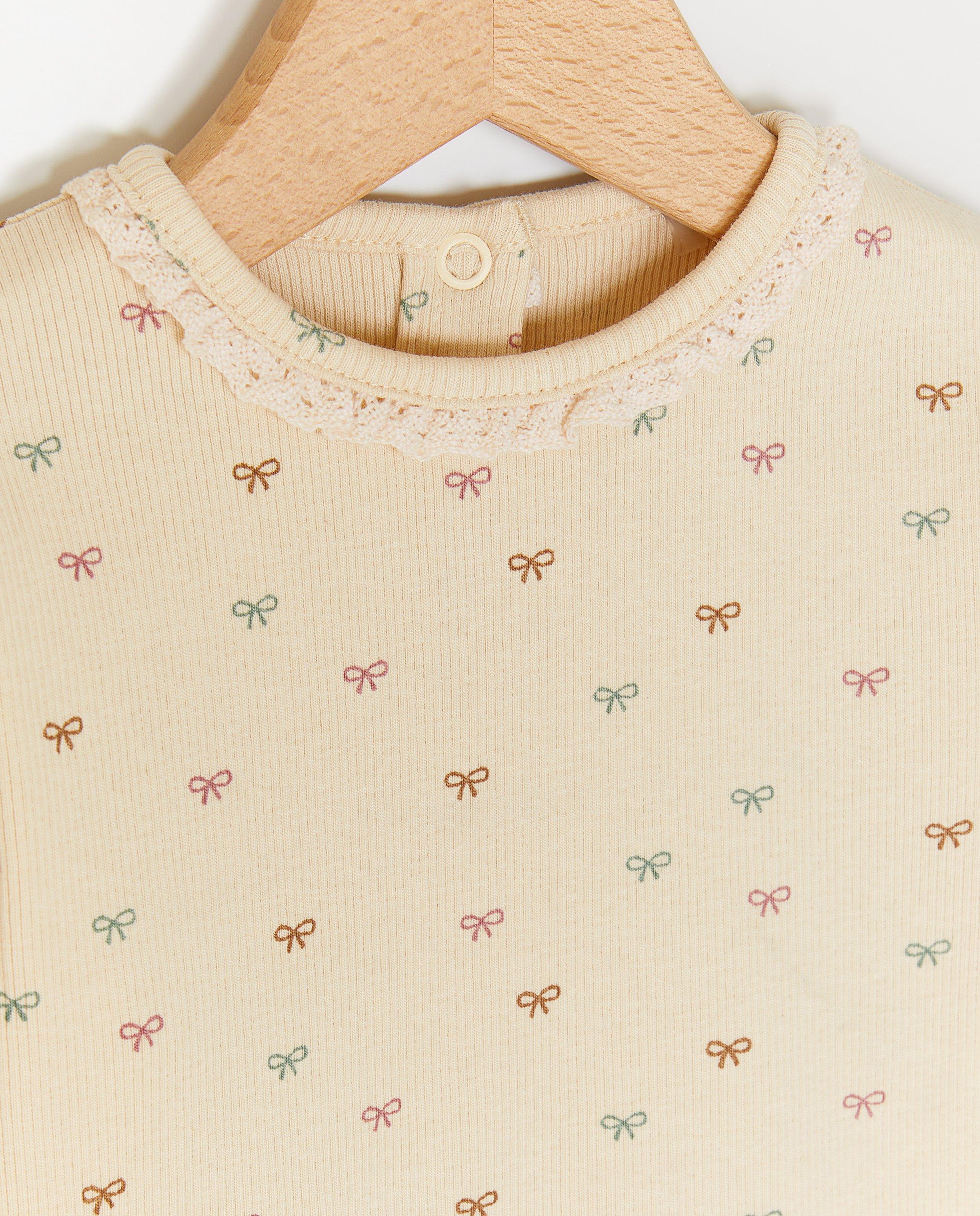 T-shirts - Longsleeve met kersenprint