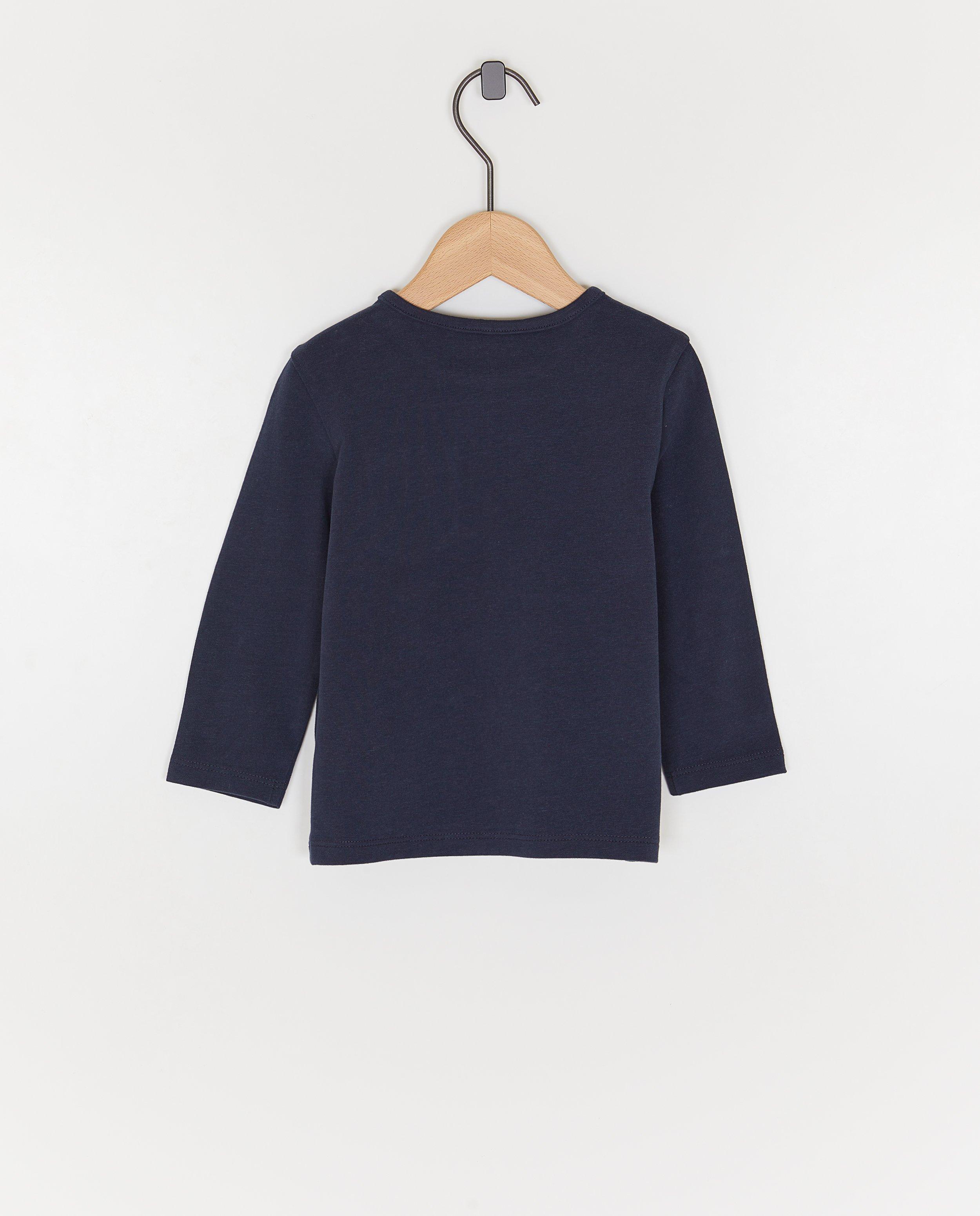 T-shirts - Donkerblauwe longsleeve