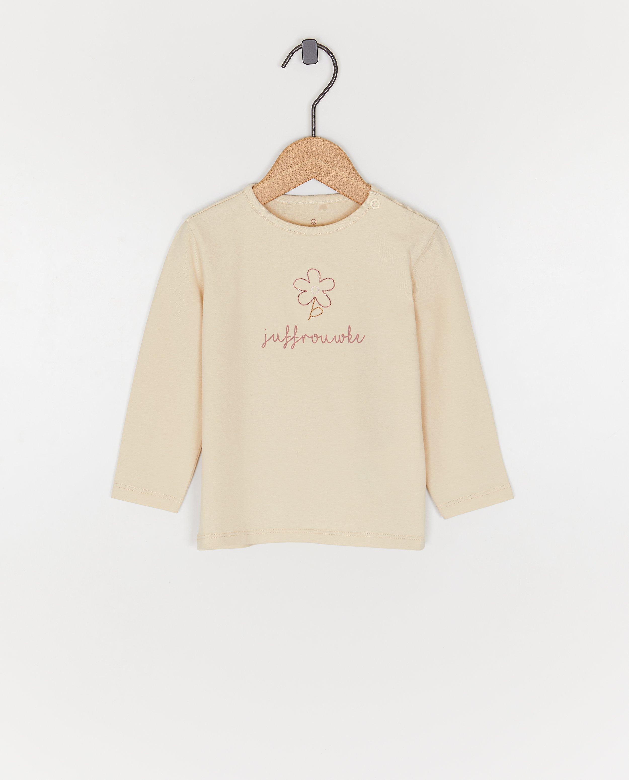Longsleeve met opschrift, Juffrouwke - null - Cuddles and Smiles