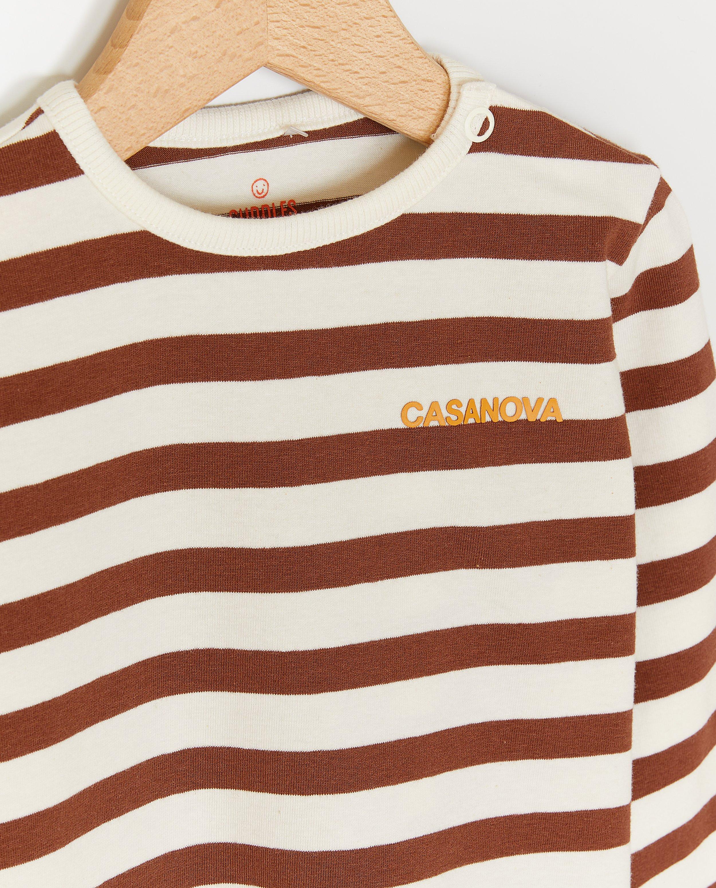 T-shirts - Longsleeve met strepen, Charmeur