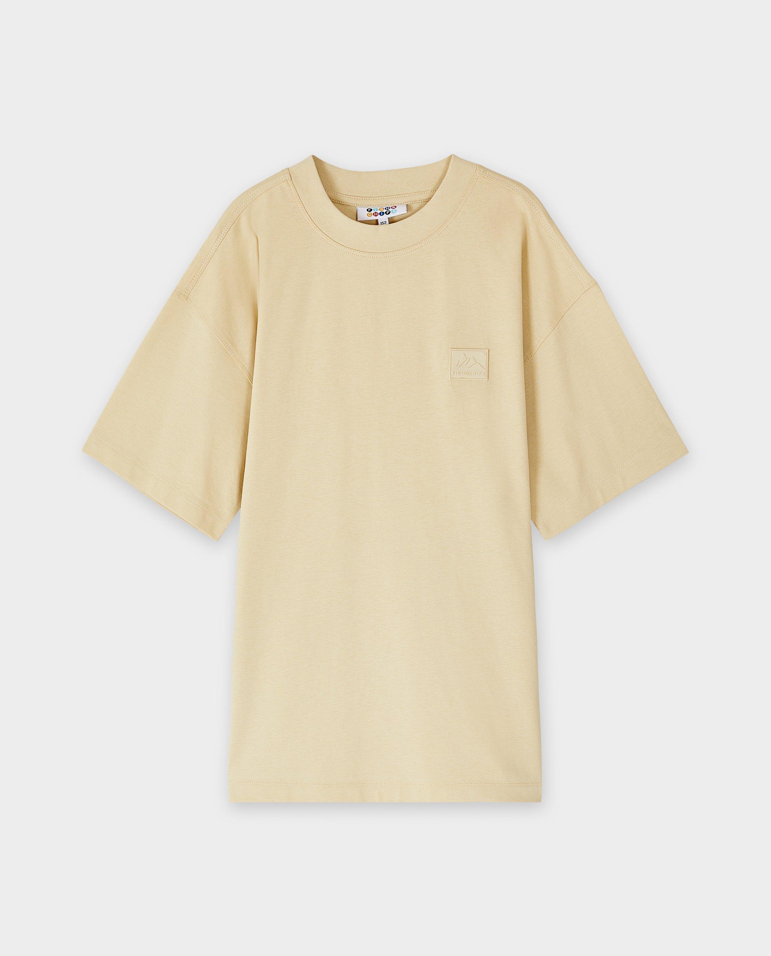 T-shirts - T-shirt met label, loose fit