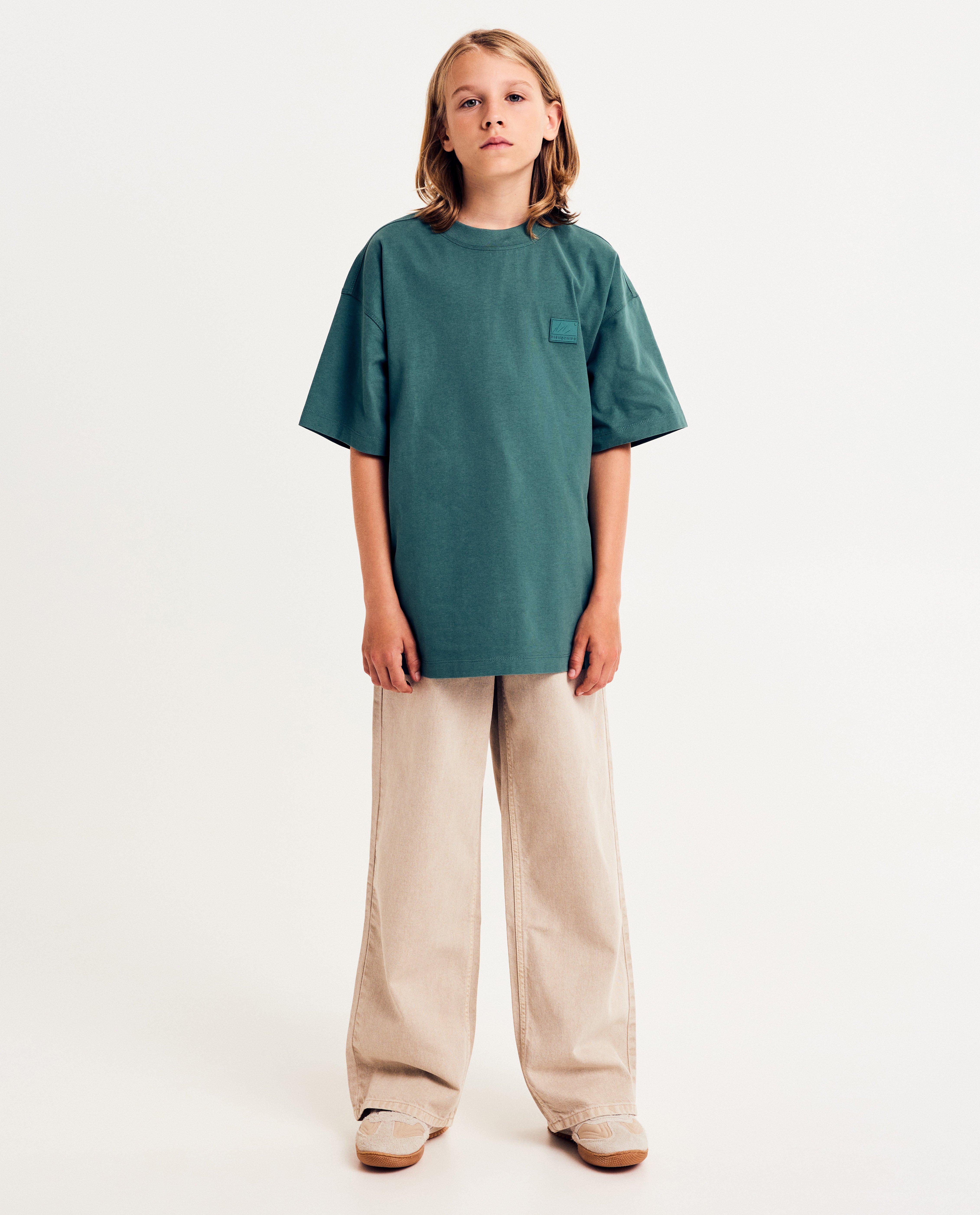 T-shirts - T-shirt met label, loose fit