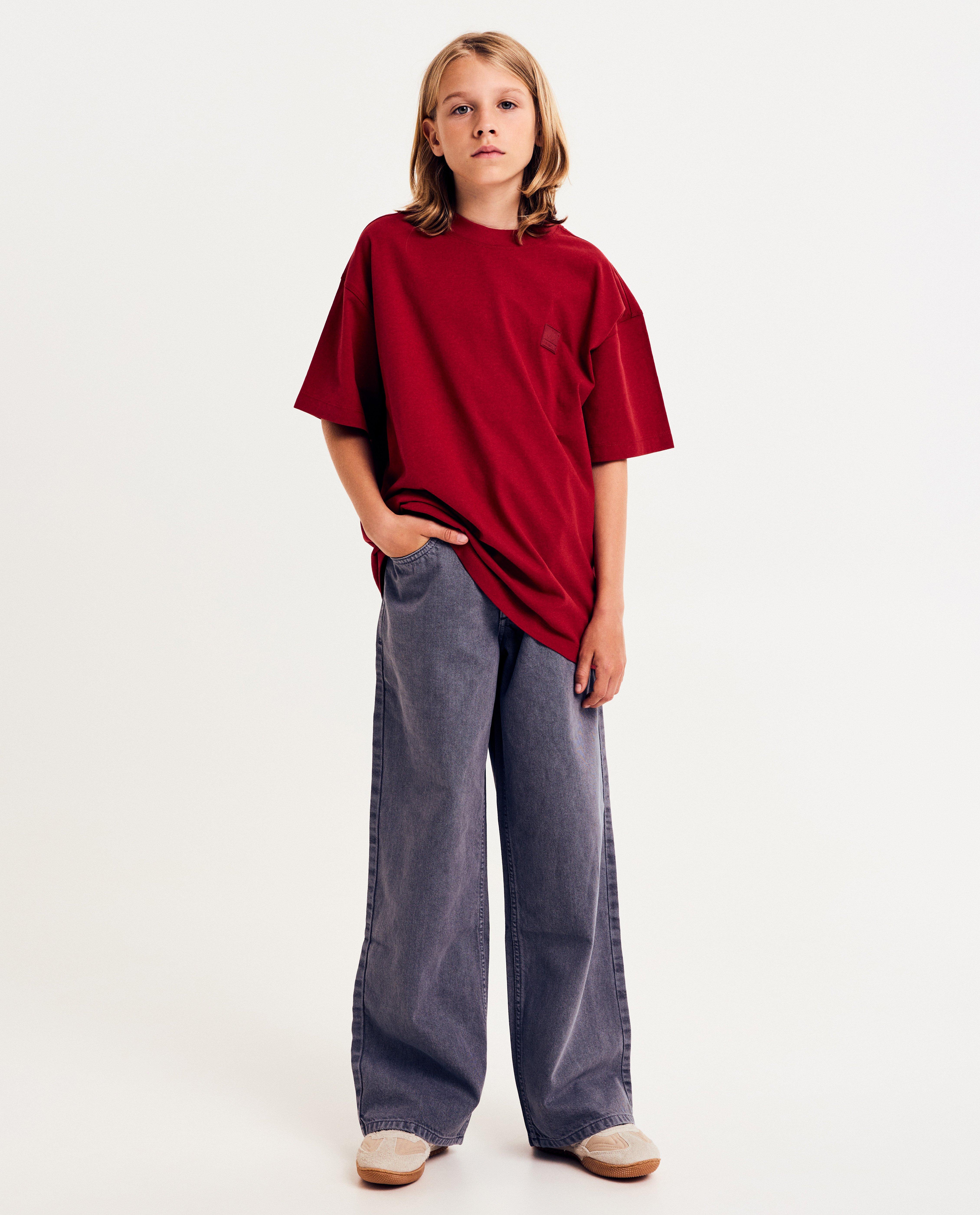 T-shirts - T-shirt met label, loose fit