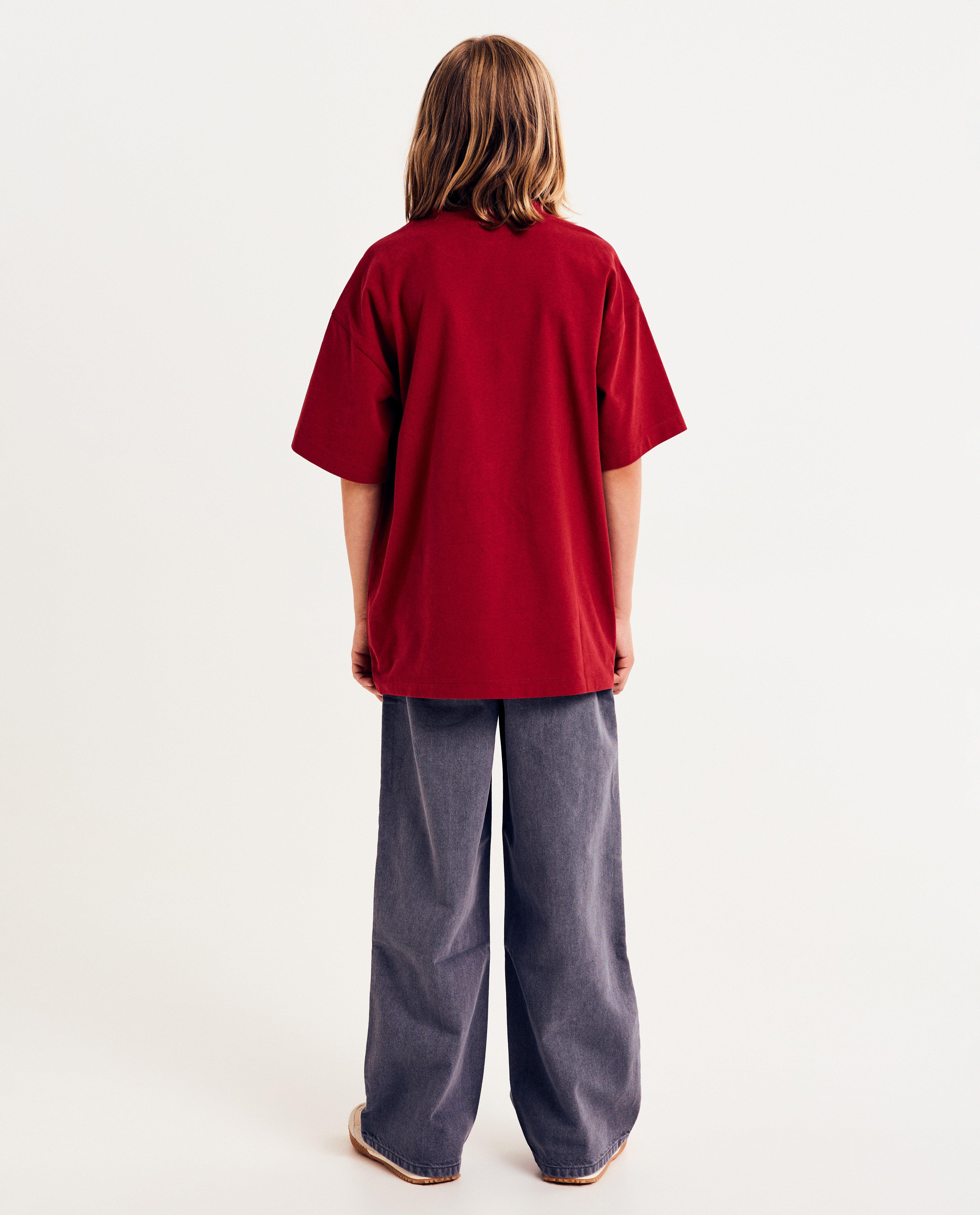 T-shirts - T-shirt met label, loose fit