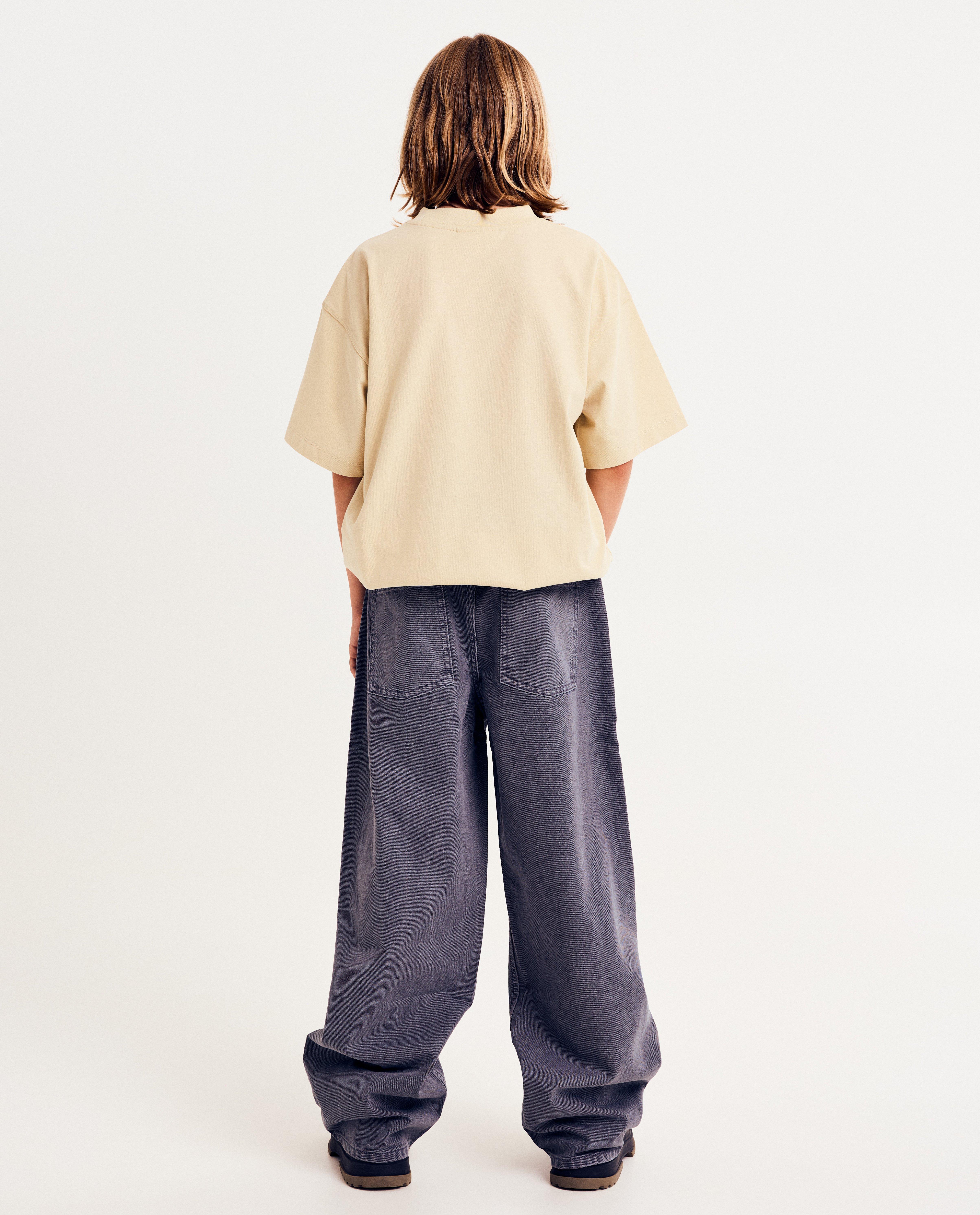 Broeken - Beige jeans, skater fit