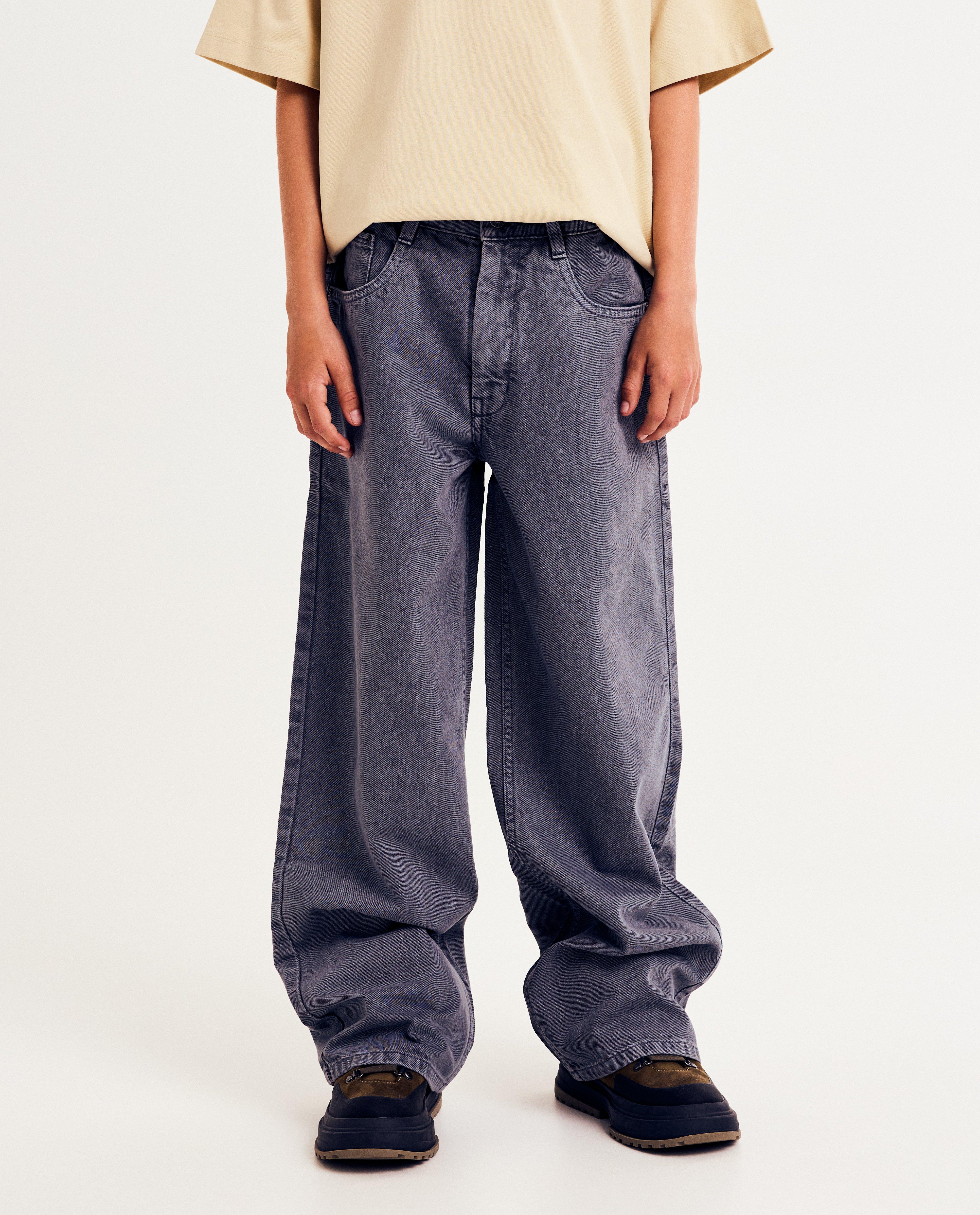 Broeken - Beige jeans, skater fit