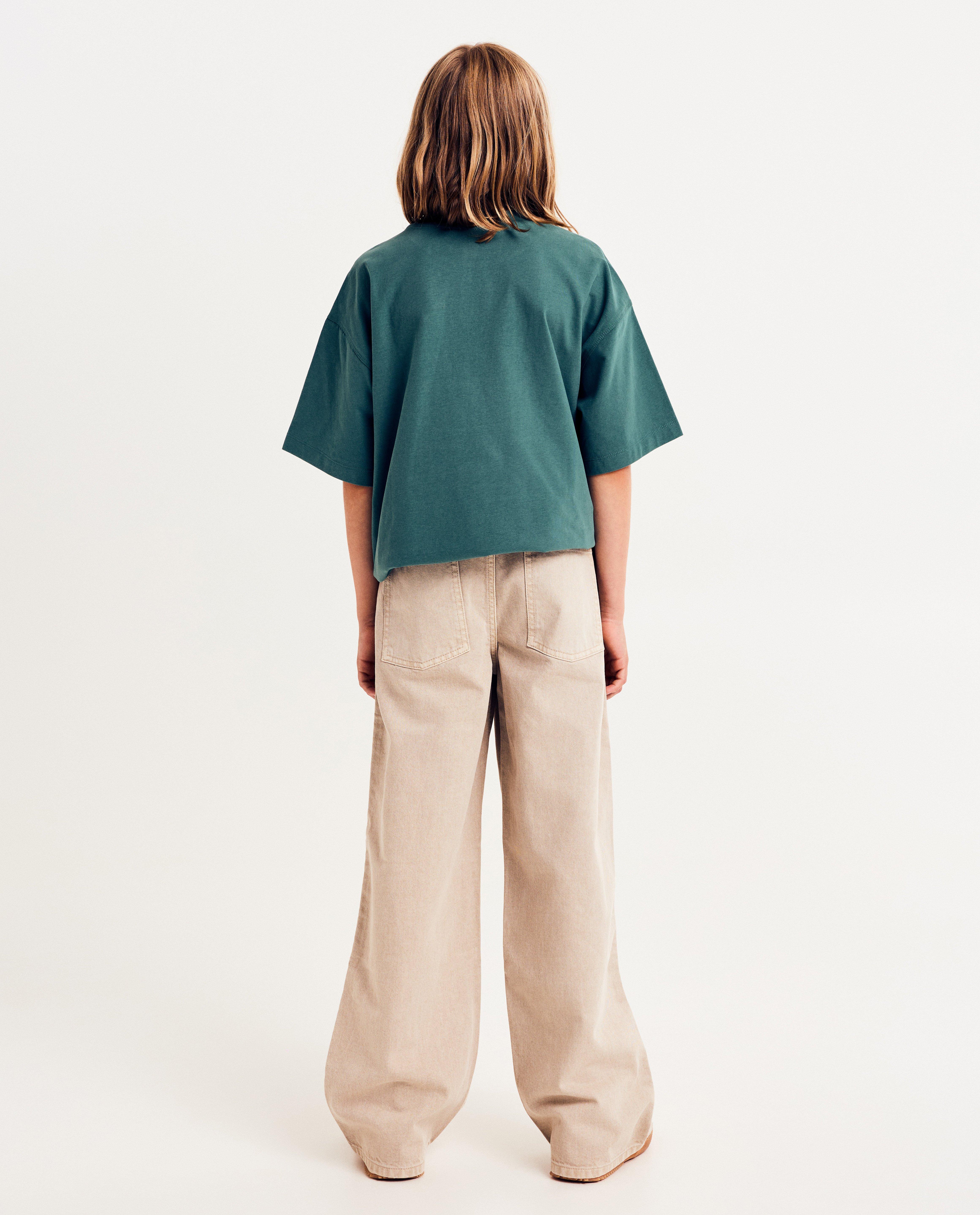 Broeken - Beige jeans, skater fit