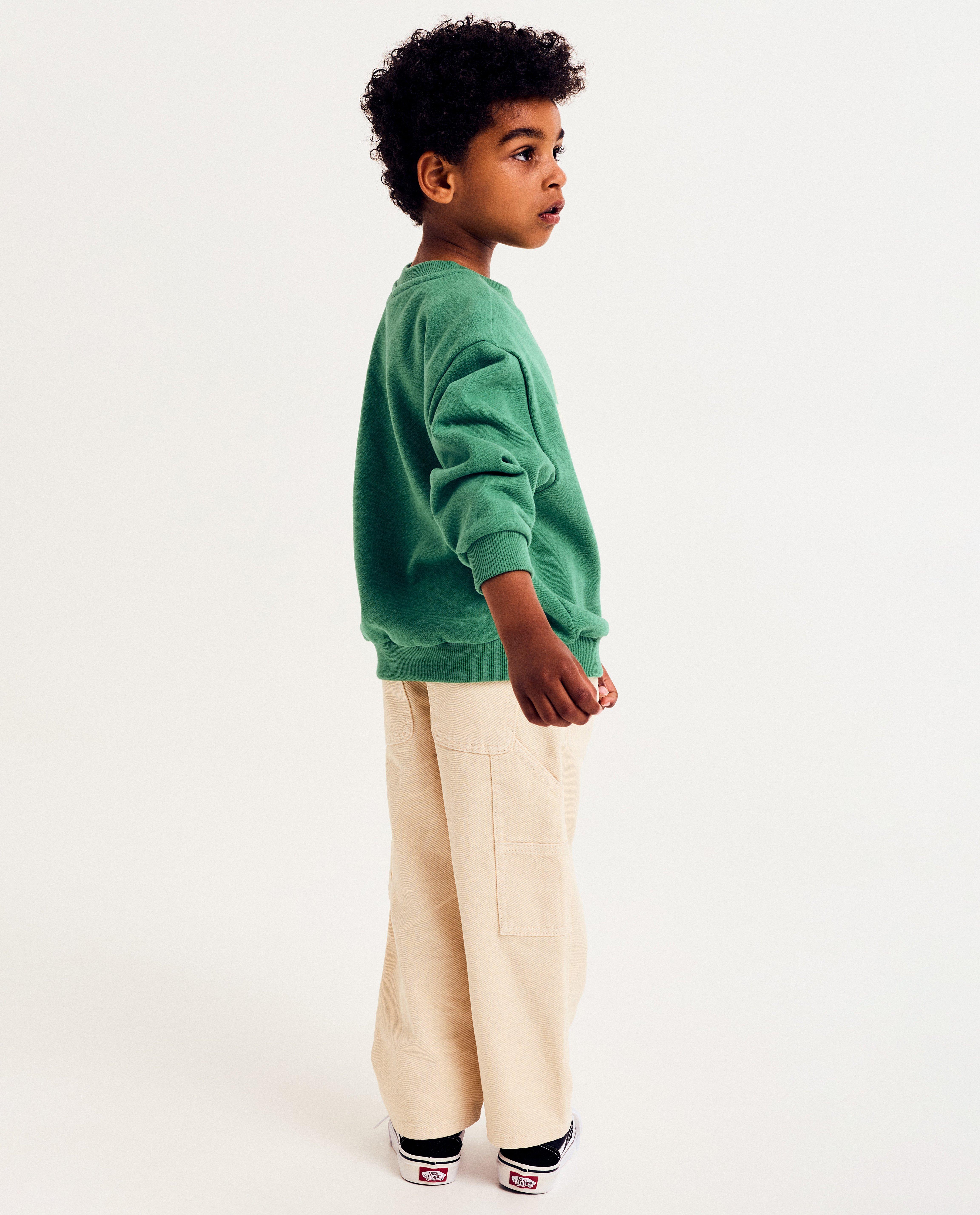 Sweaters - Sweater met opschrift van bouclé
