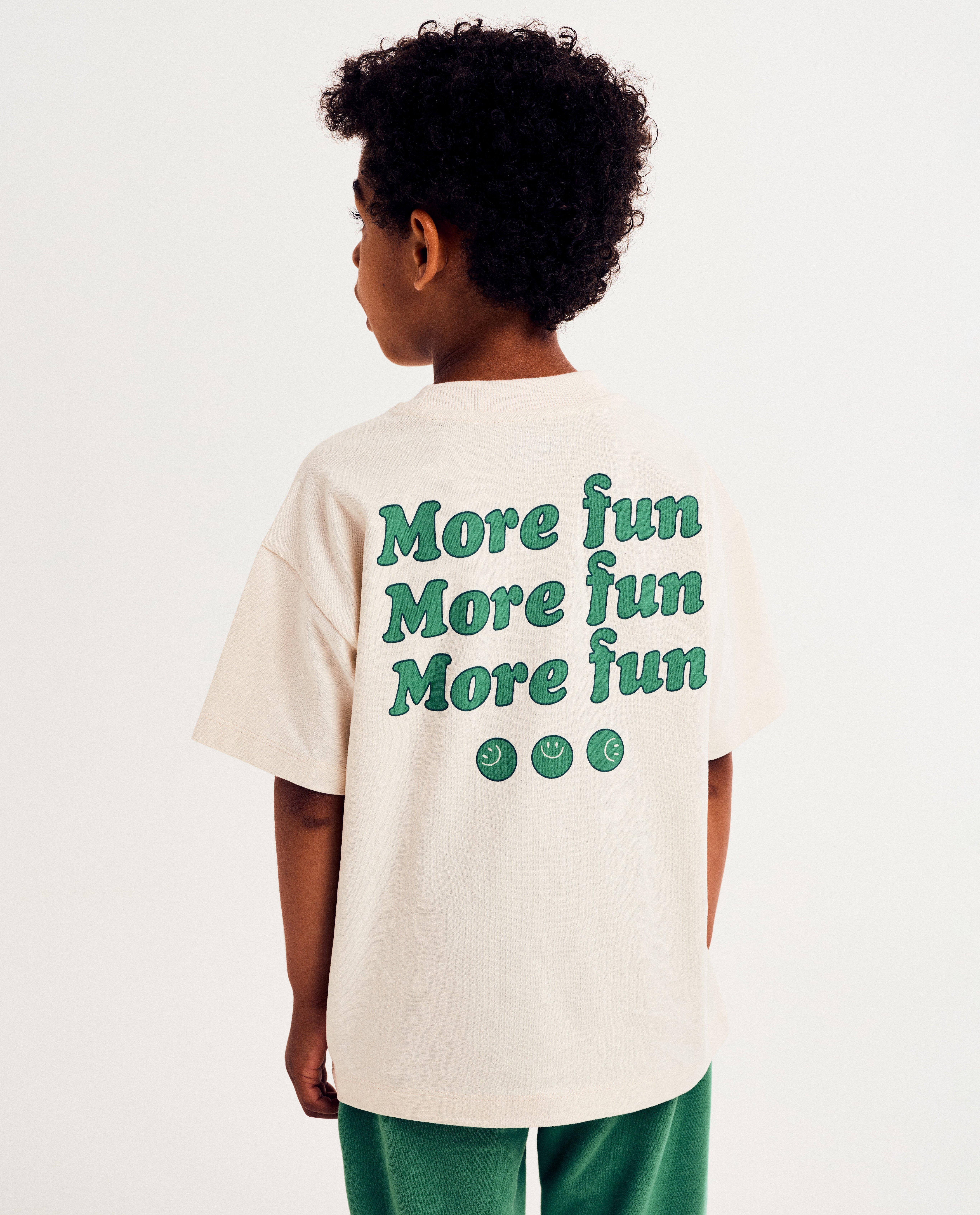T-shirt met backprint