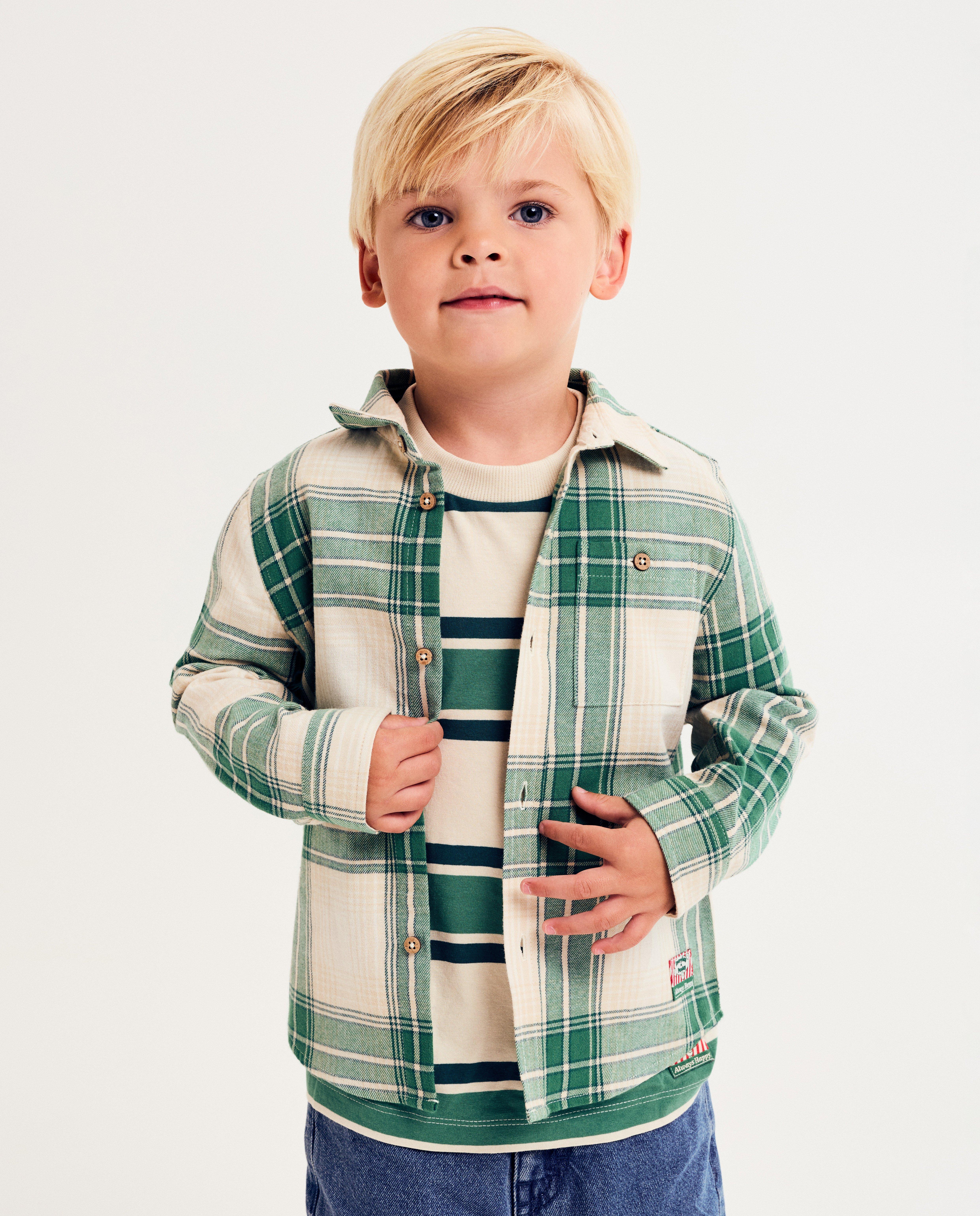 Chemise en flanelle à carreaux