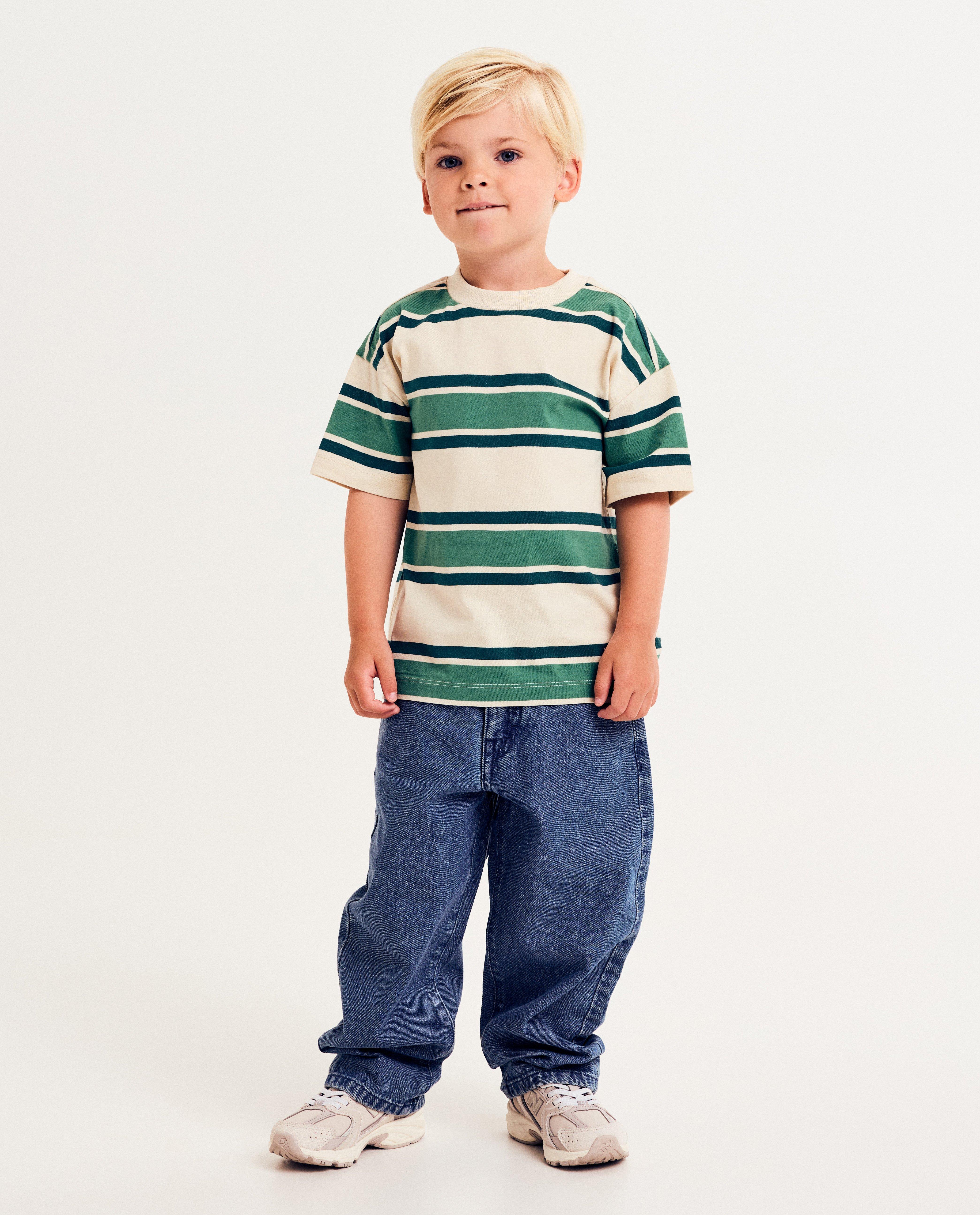 Blauwe jeans, loose fit