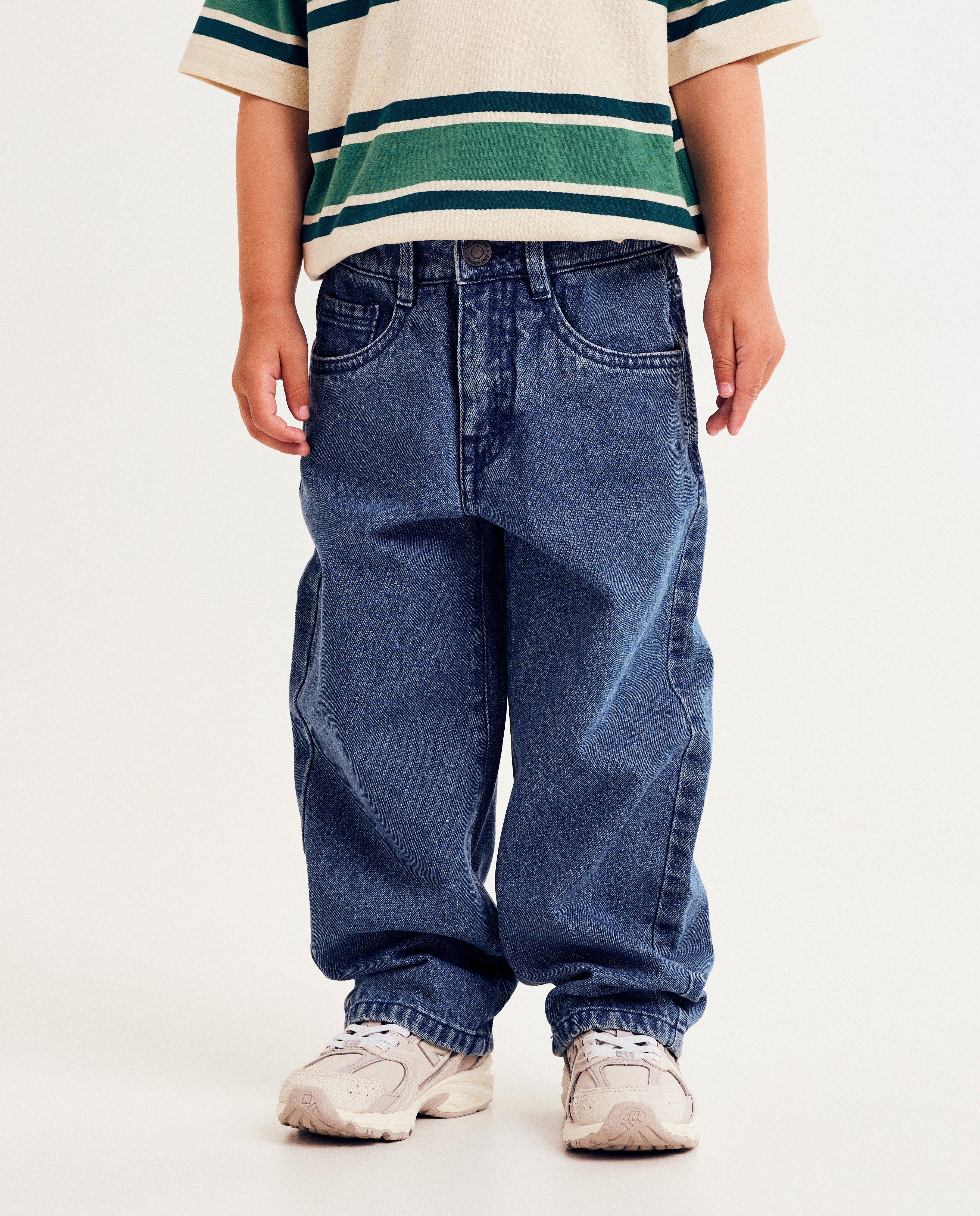 Jeans - Blauwe jeans, loose fit