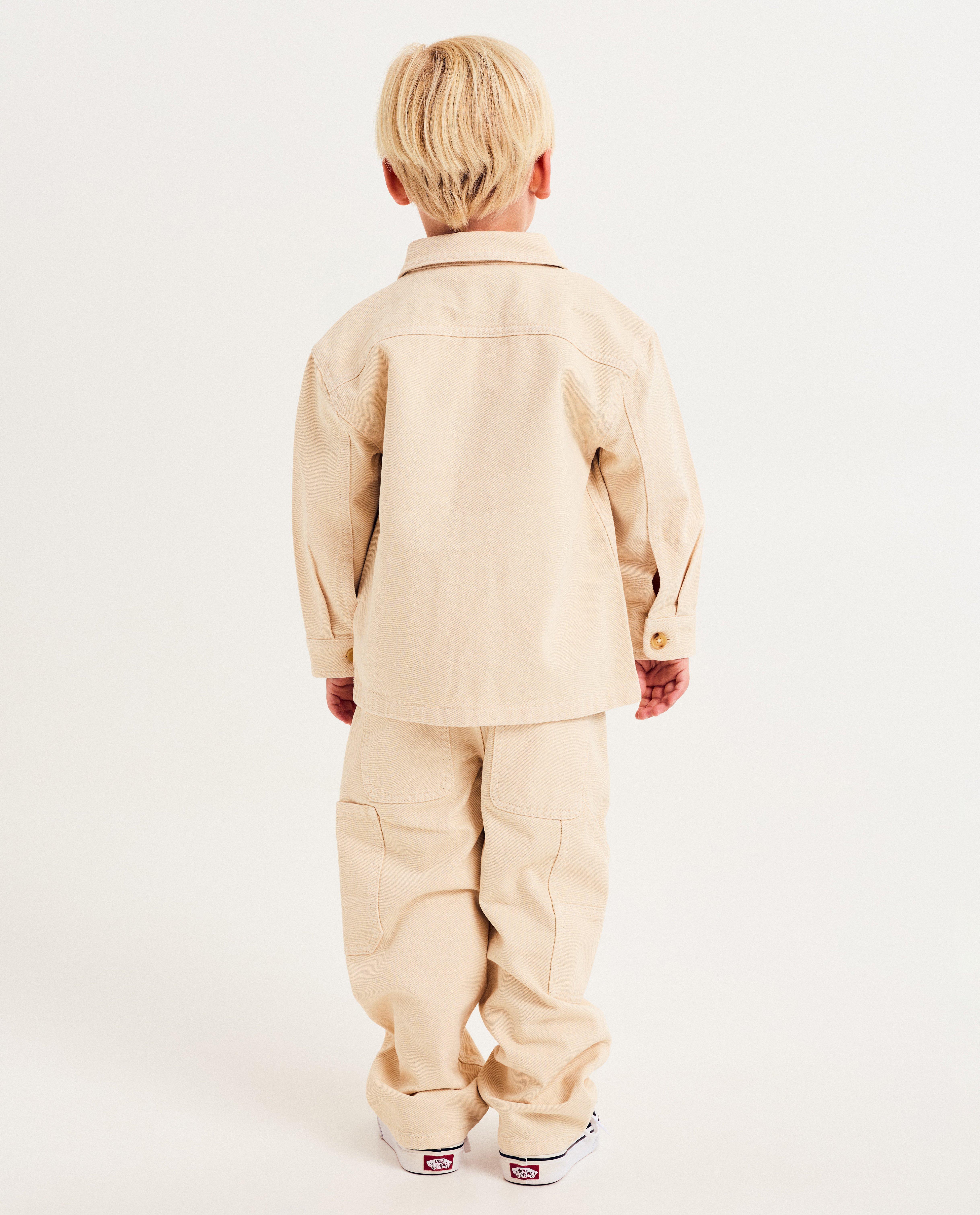 Broeken - Beige broek, loose fit