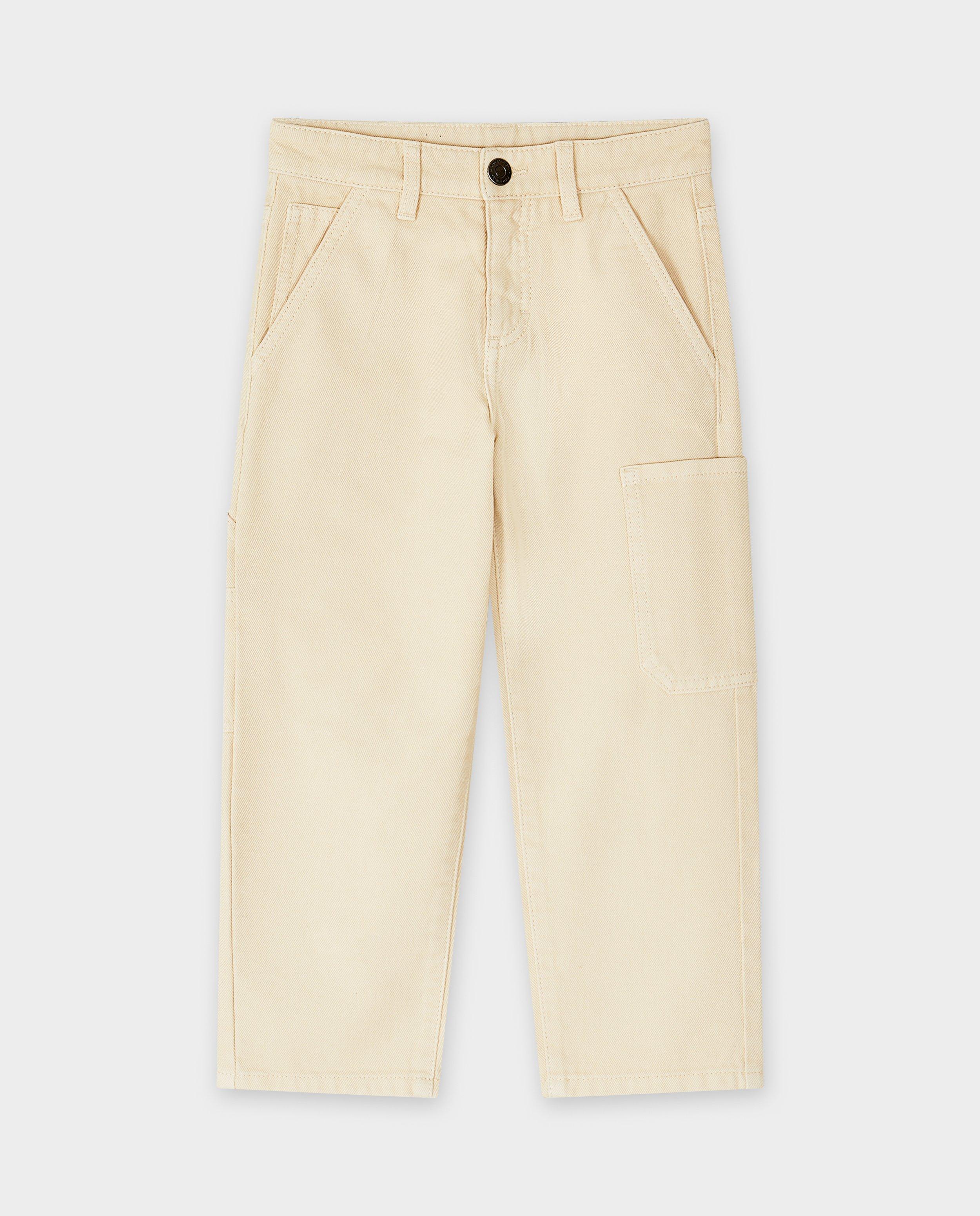 Broeken - Beige broek, loose fit