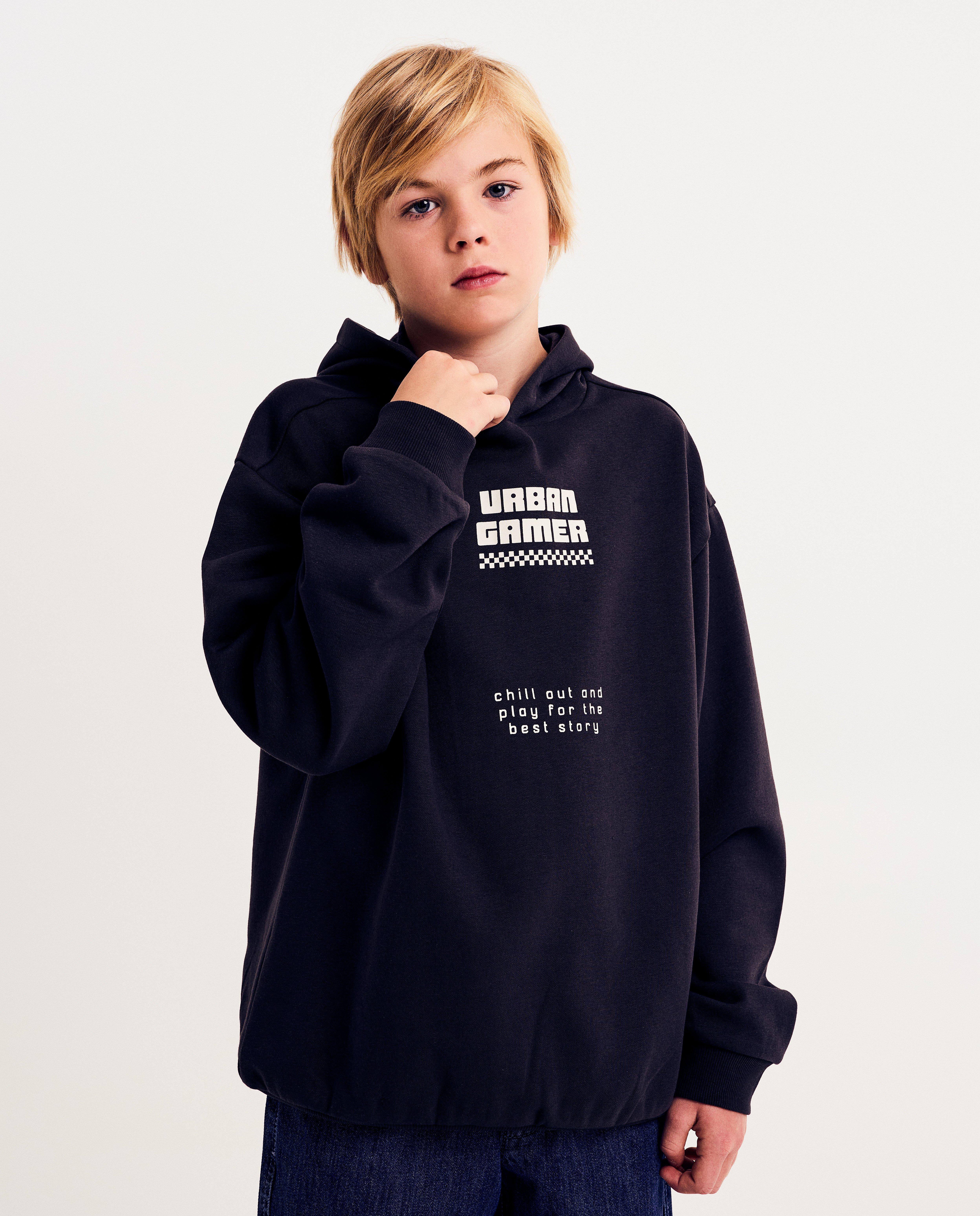 Hoodie met opschrift - null - Besties