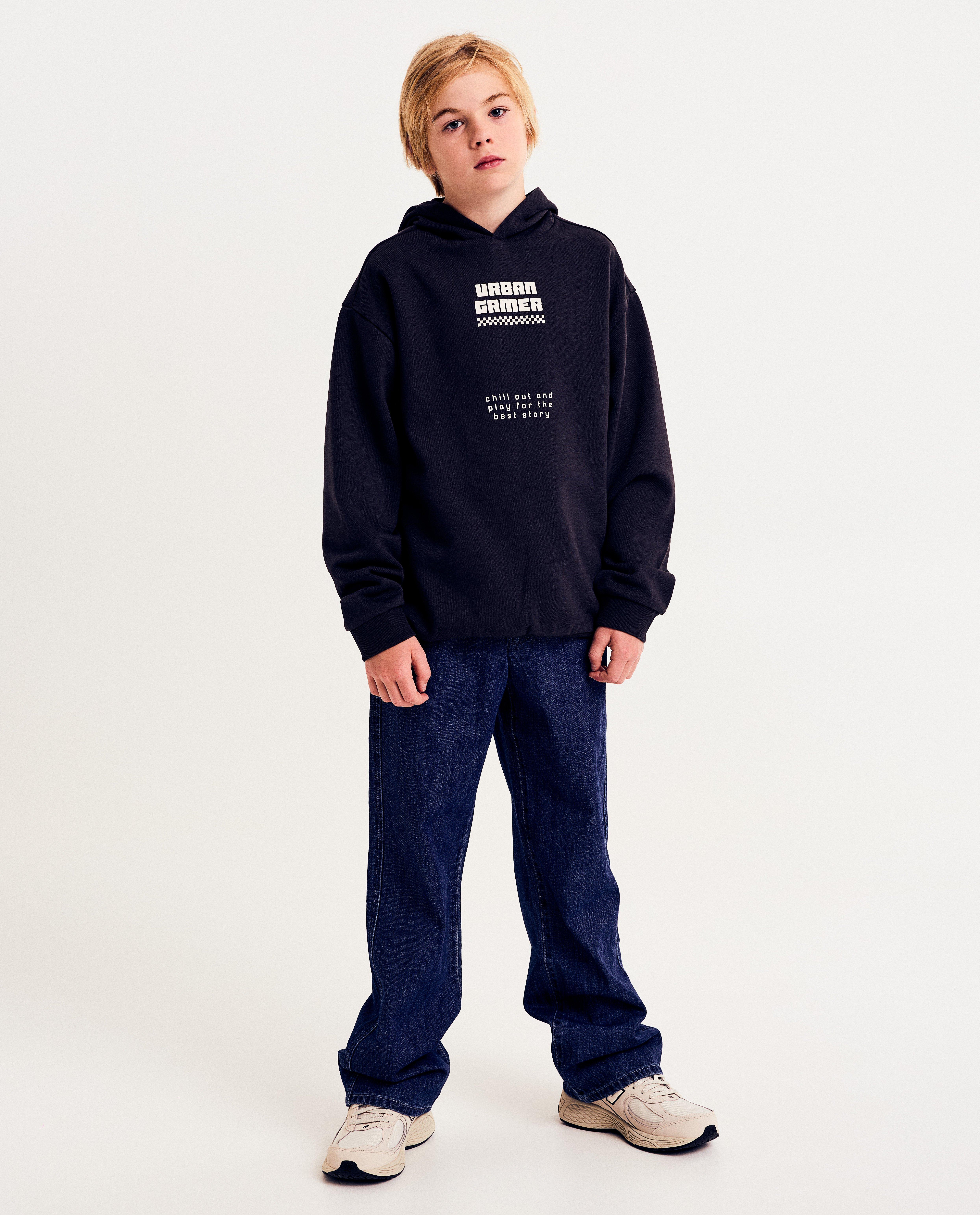Sweaters - Hoodie met opschrift