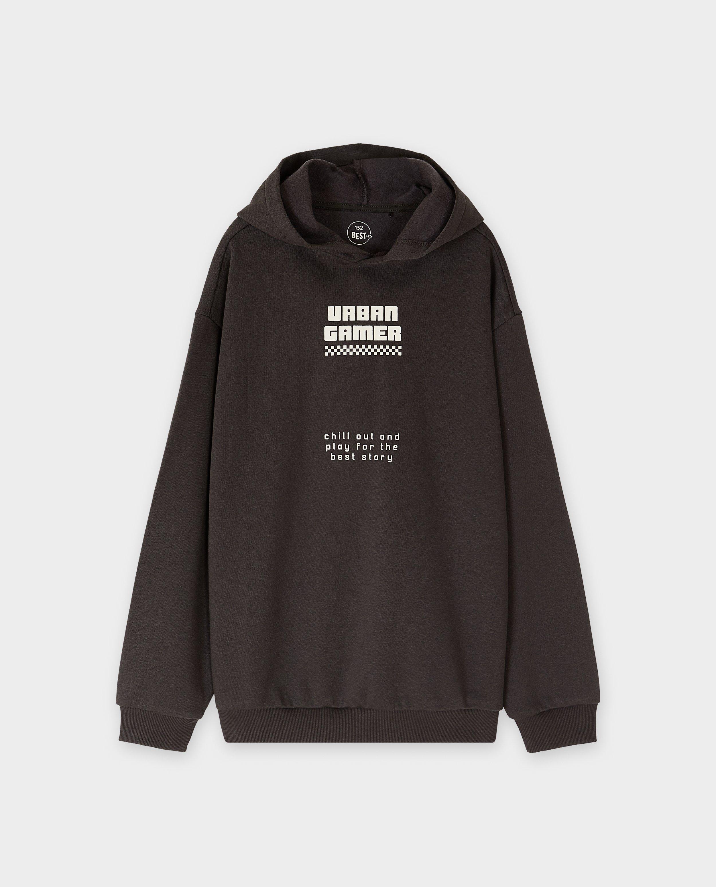 Sweaters - Hoodie met opschrift