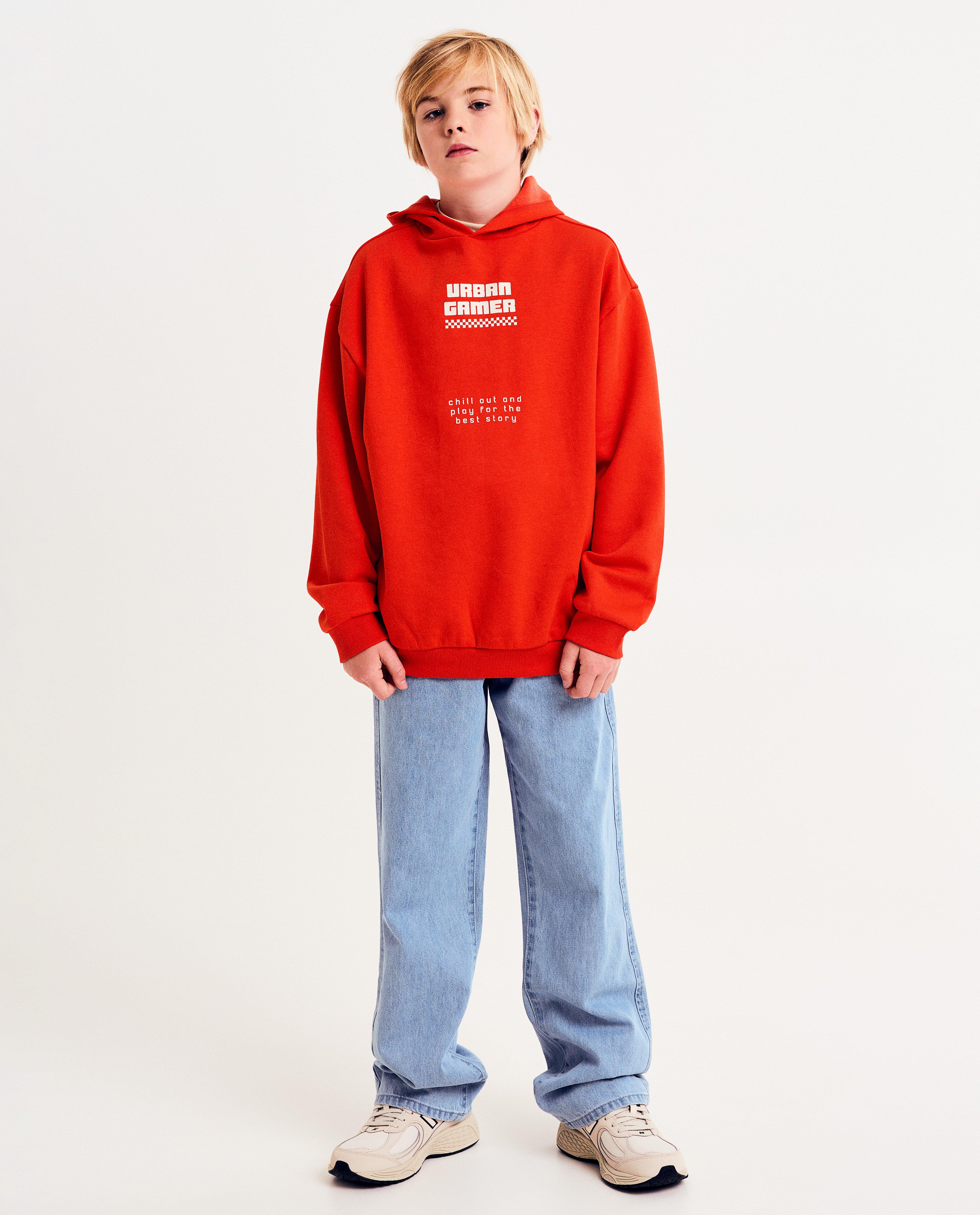 Sweaters - Hoodie met opschrift