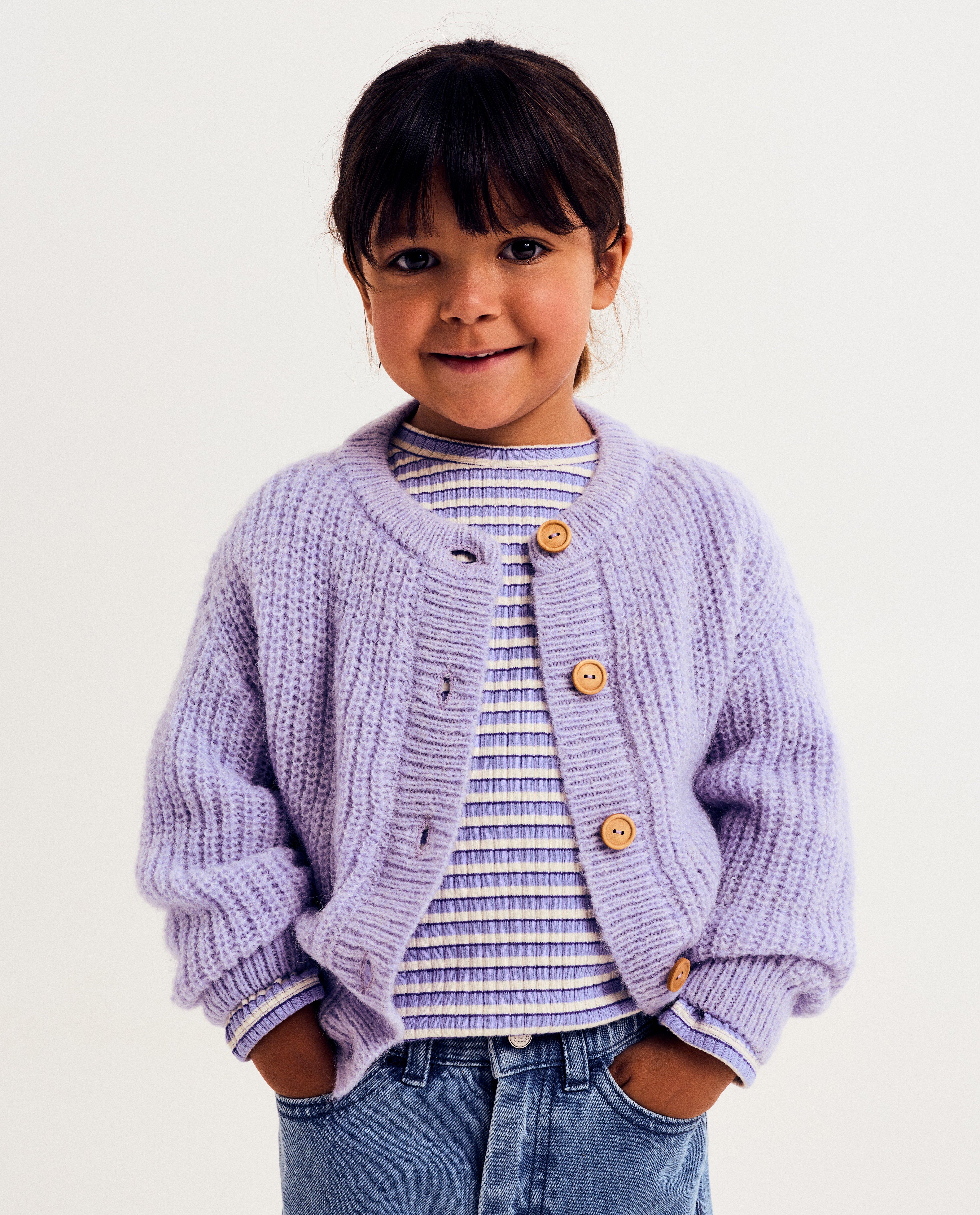 Paarse cardigan - null - Milla Star