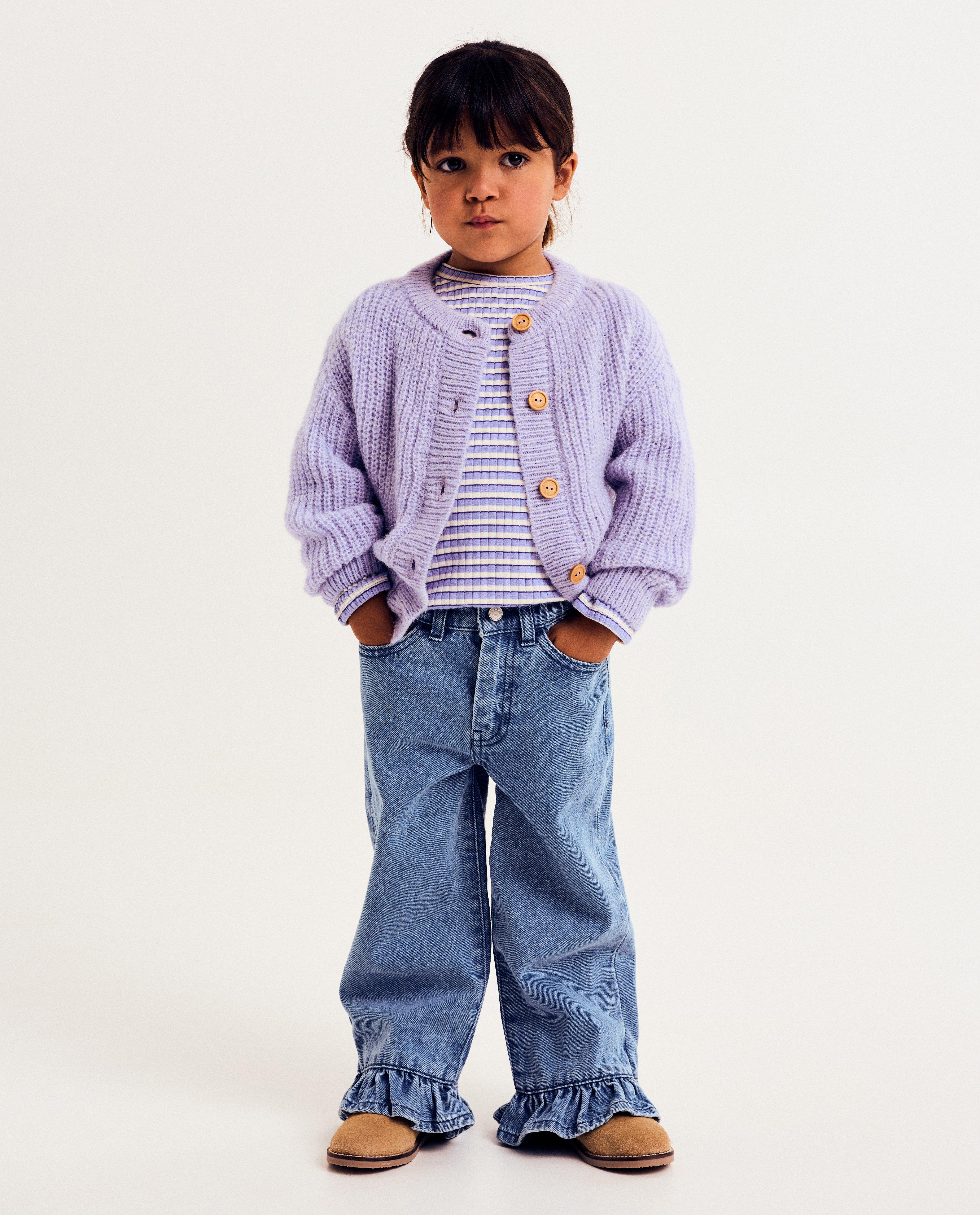 Cardigan - Paarse cardigan
