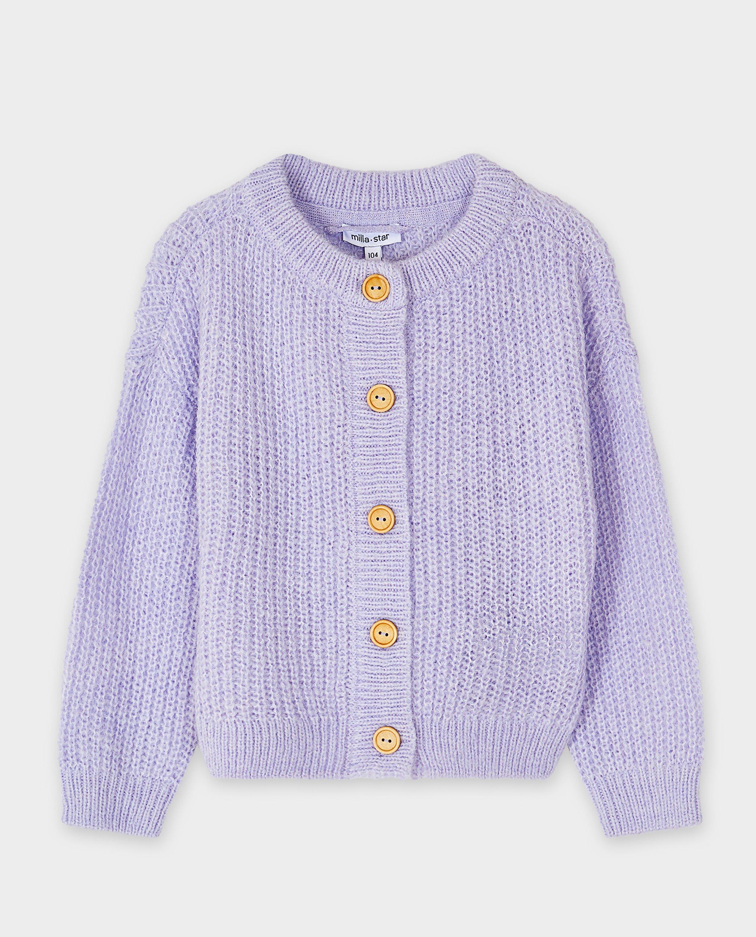 Cardigan - Paarse cardigan