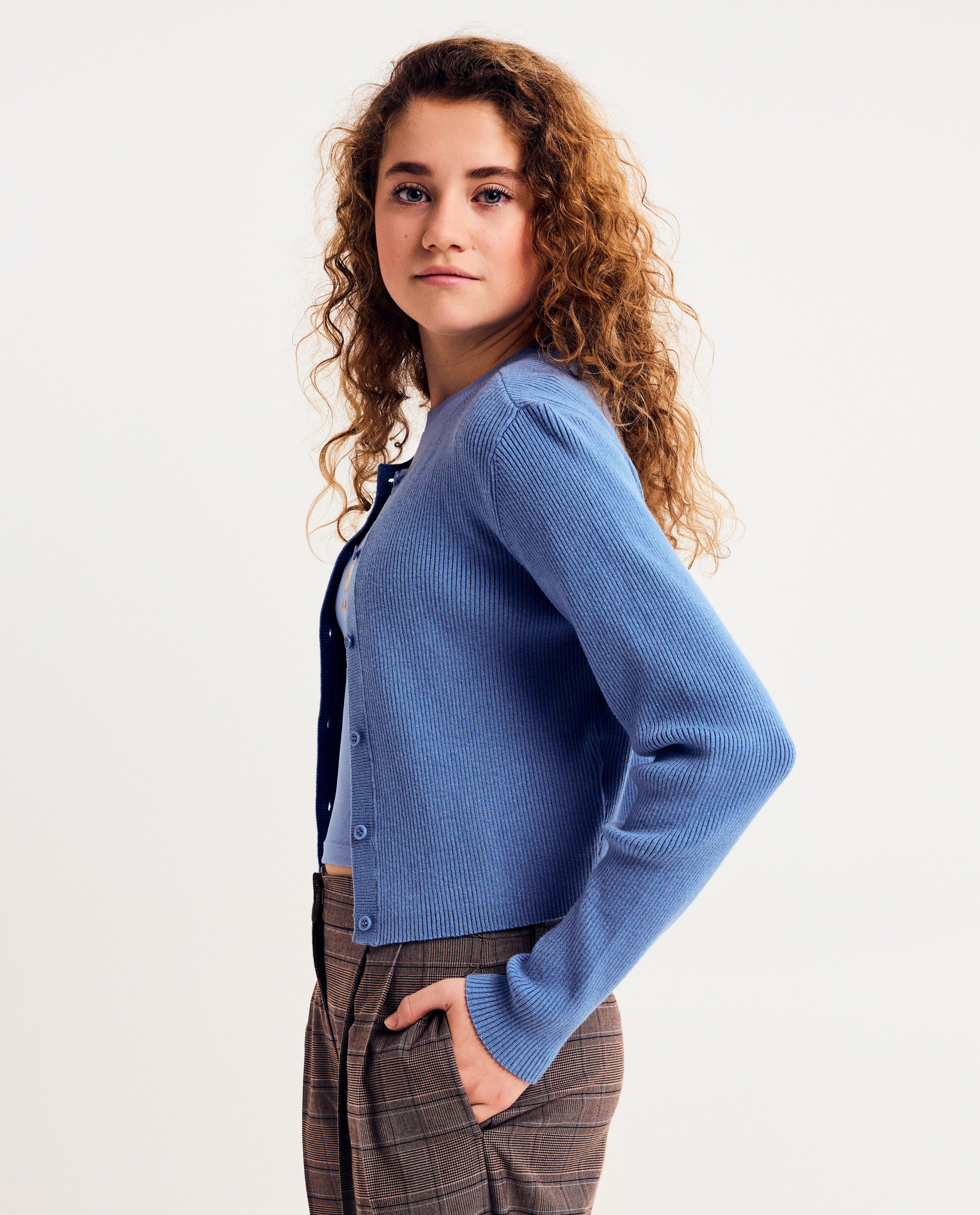 Cardigan met fijn ribpatroon - null - Groggy