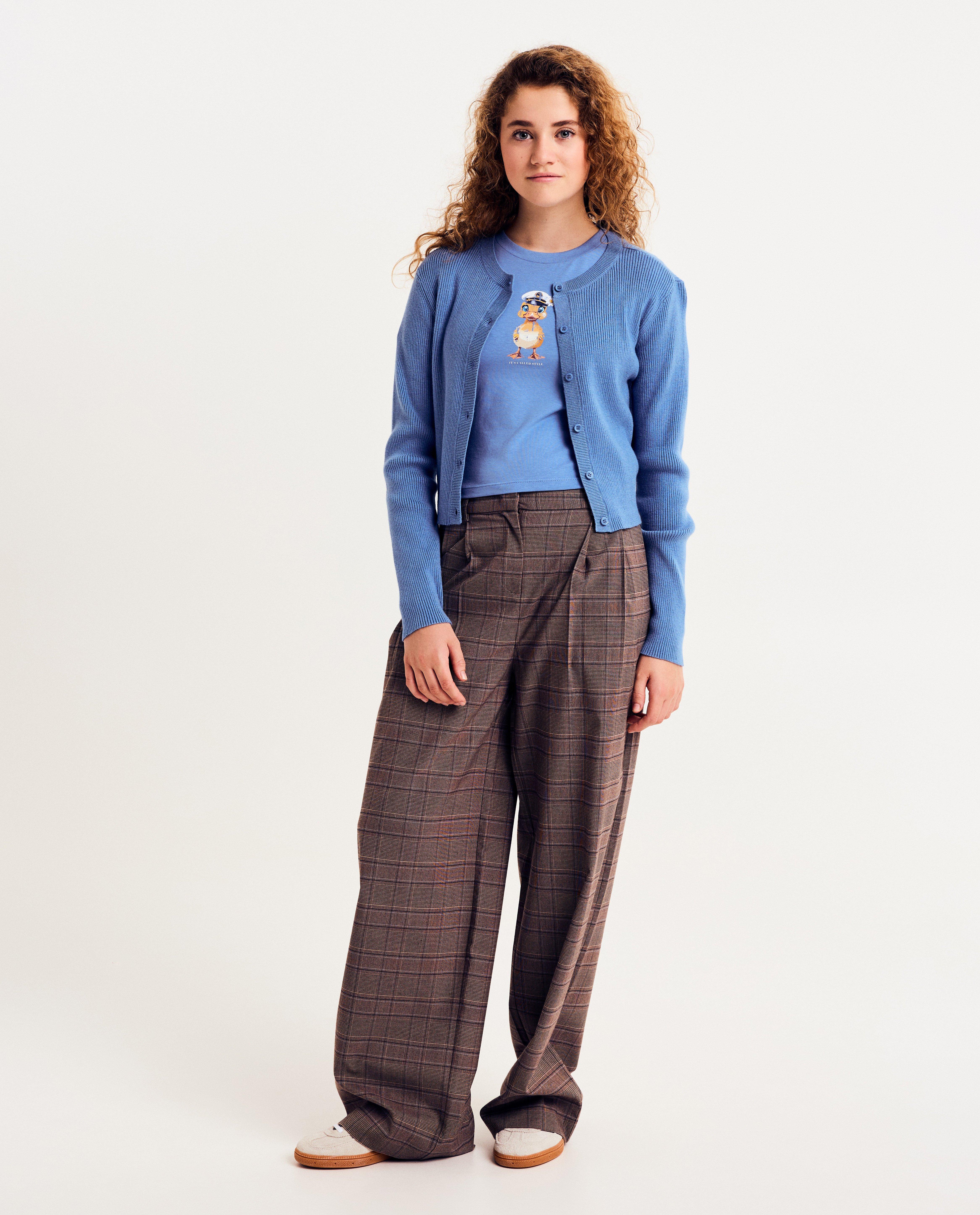 Cardigan - Cardigan met fijn ribpatroon