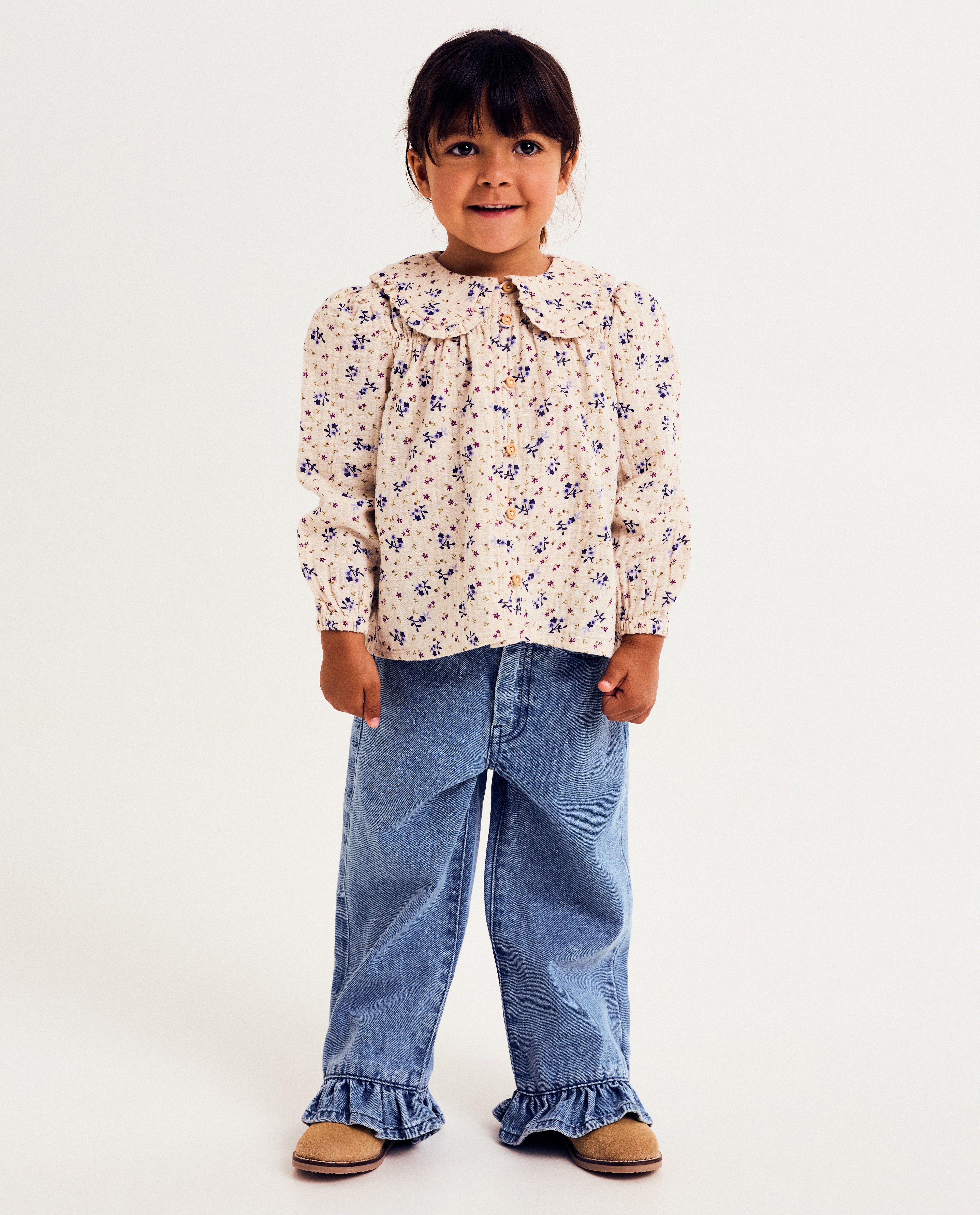 Hemden - Blouse met claudinekraag