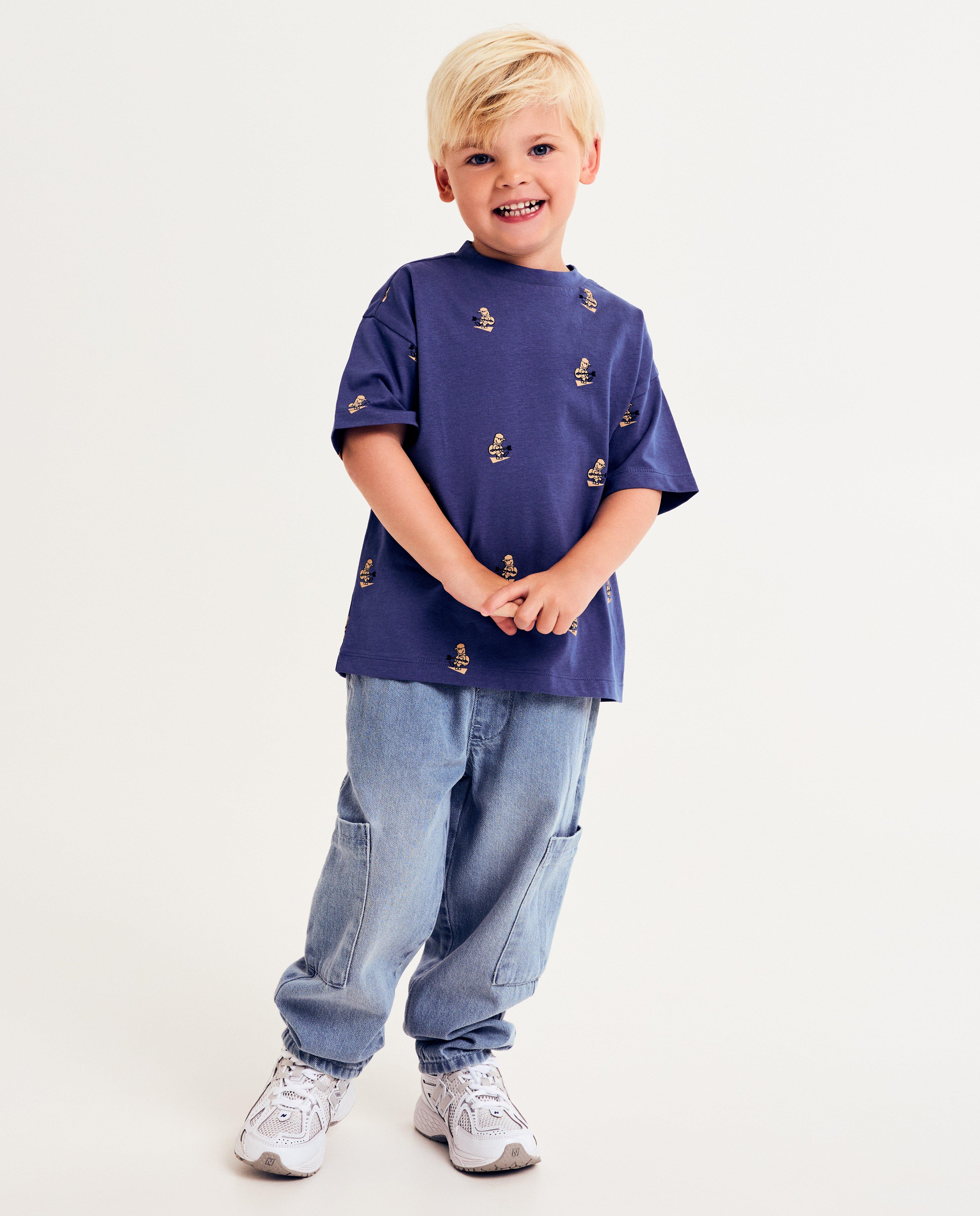 T-shirt &agrave; imprim&eacute; - D&eacute;tails du produit - bleu - image num&eacute;ro 2