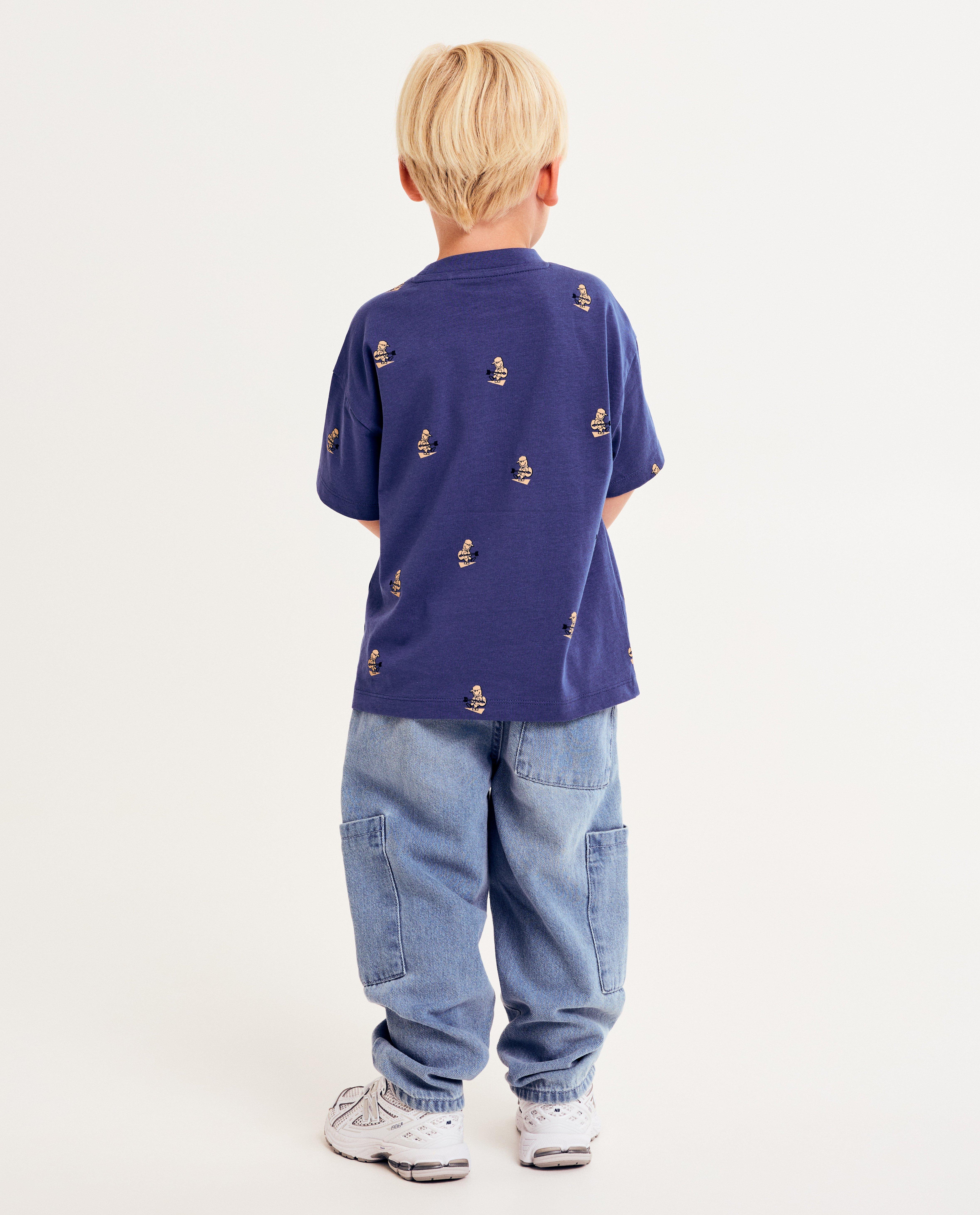 T-shirt &agrave; imprim&eacute; - D&eacute;tails du produit - bleu - image num&eacute;ro 3