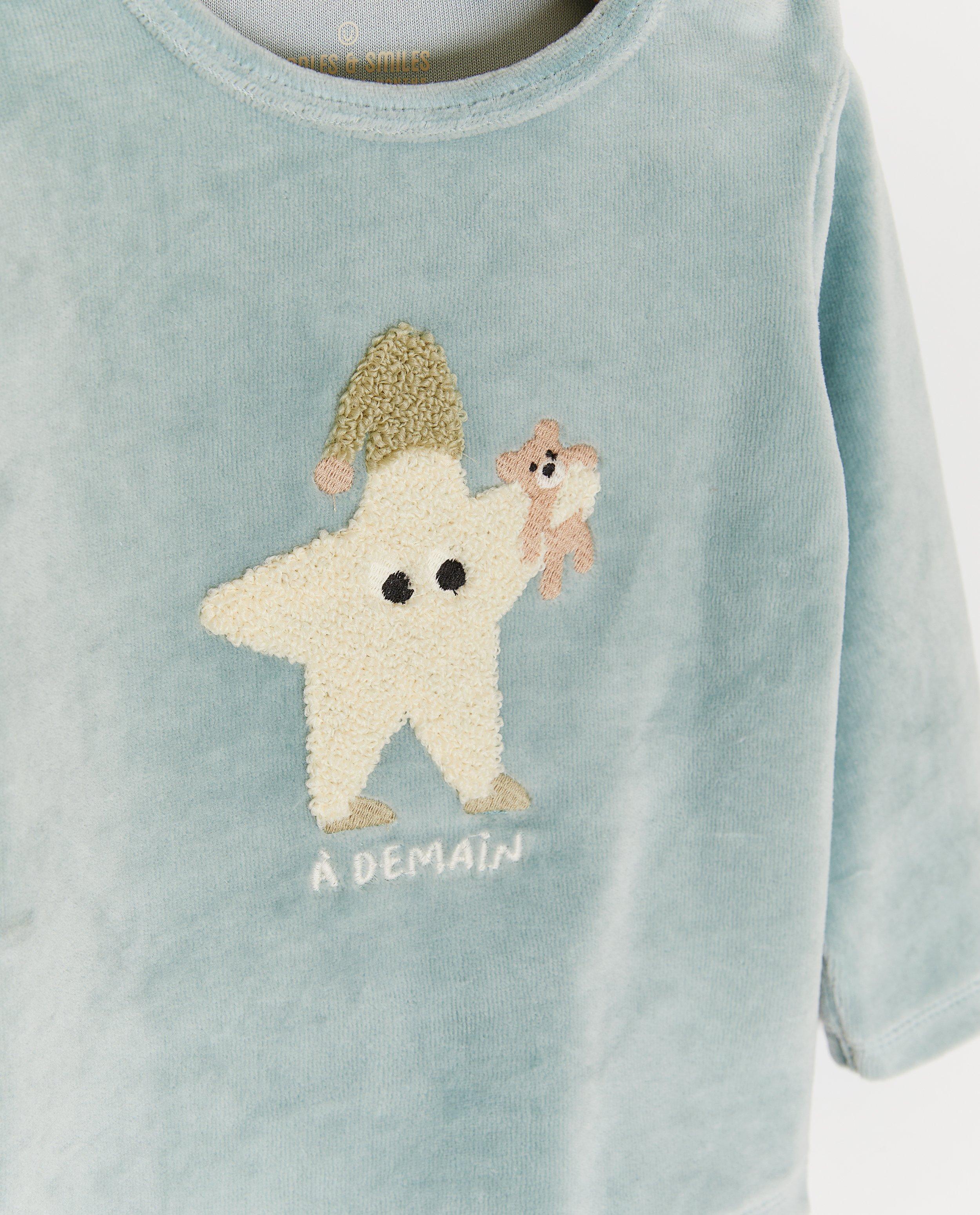 Nachtkleding - Pyjama met ster van bouclé