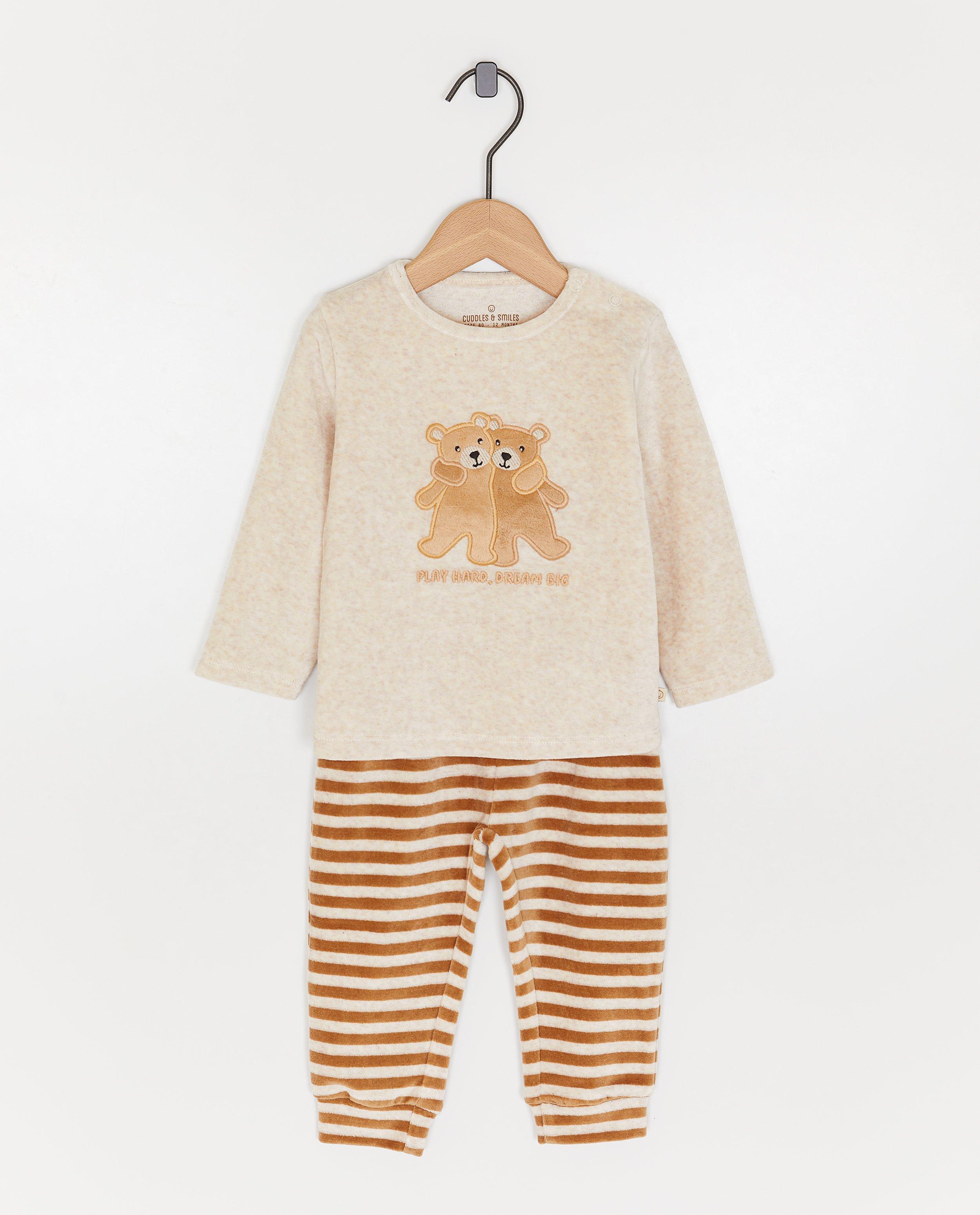 Pyjama met beren van bouclé