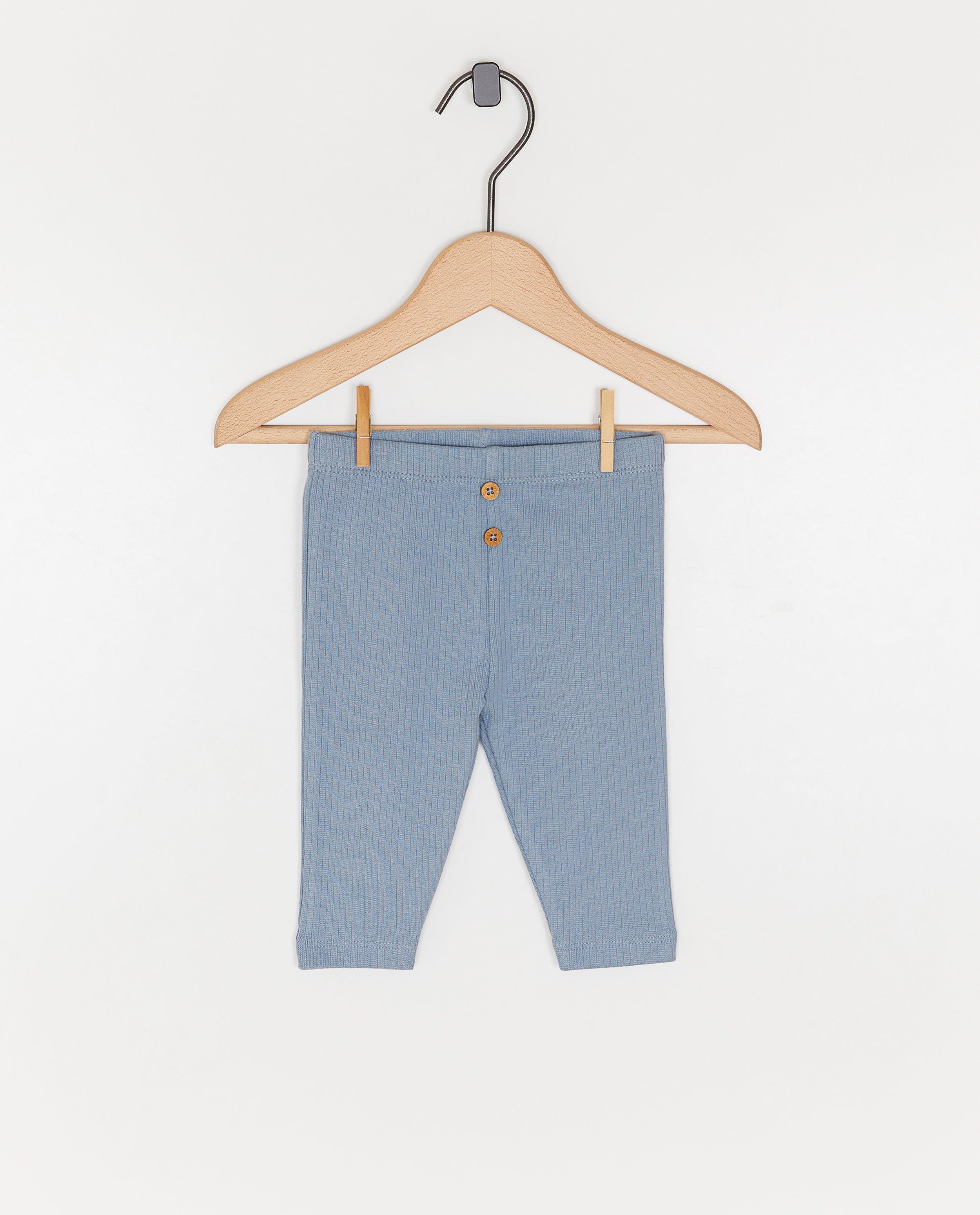 Legging met fijne rib - null - Newborn 50-68