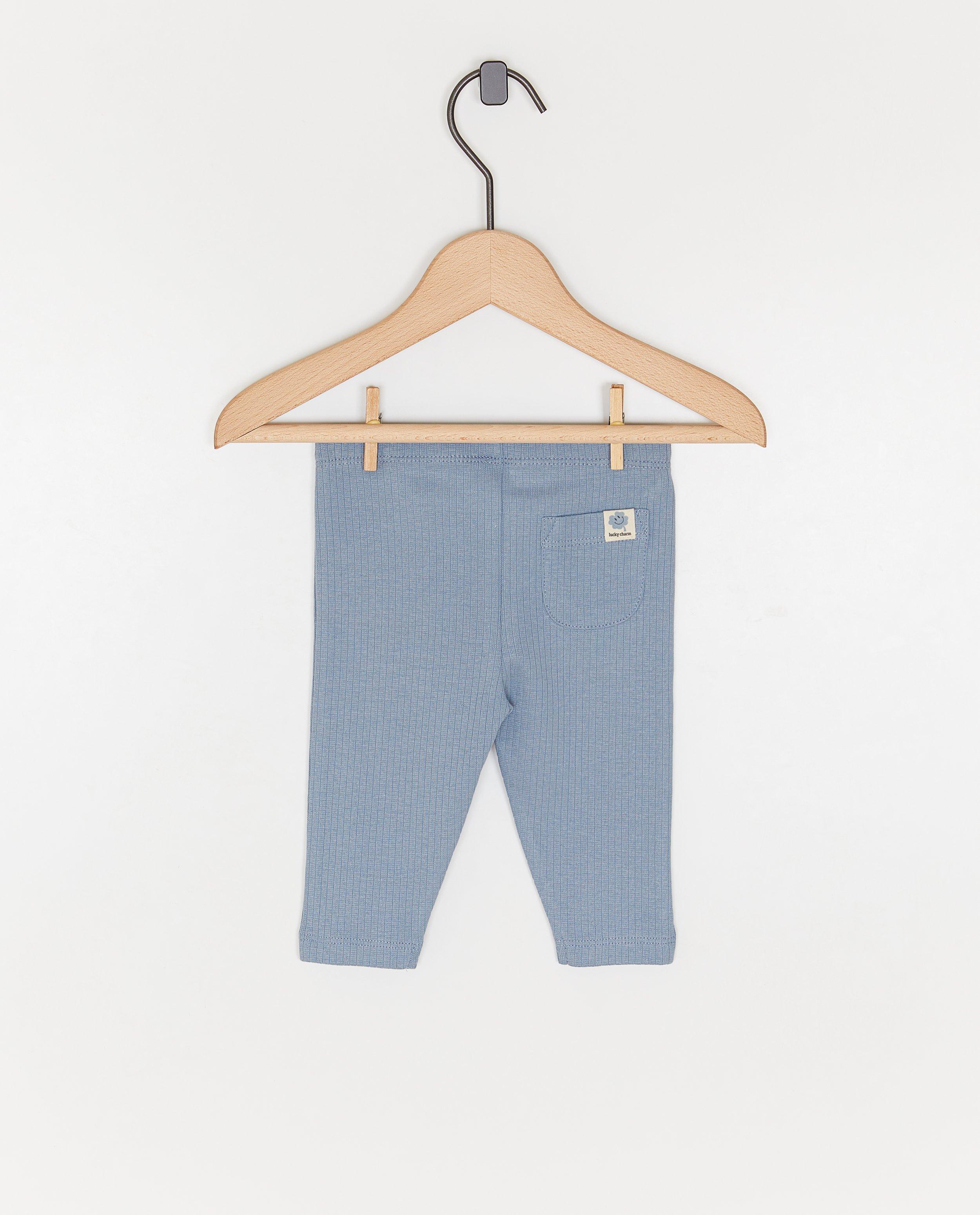 Leggings - Legging met fijne rib