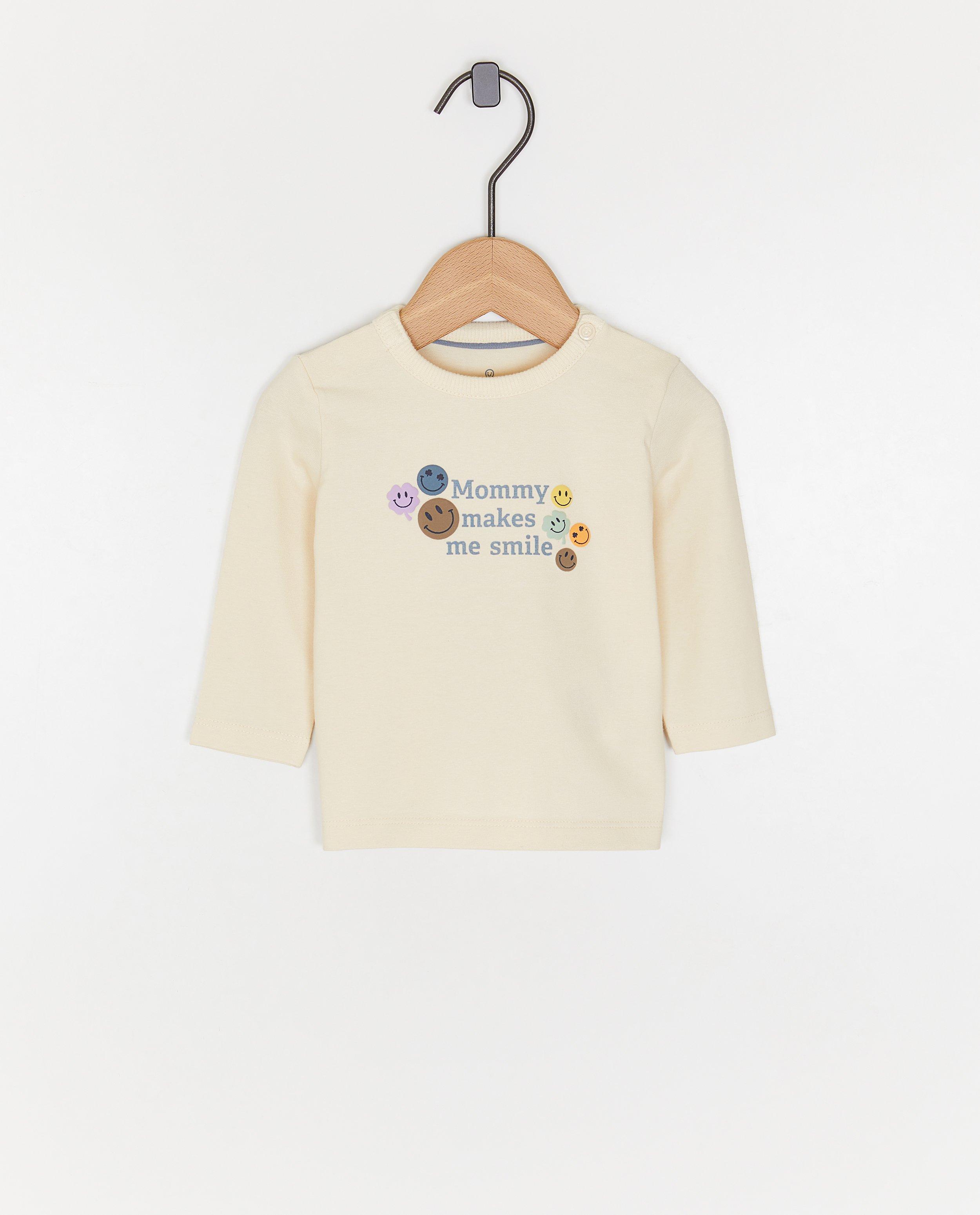 Longsleeve met opschrift - null - Newborn 50-68