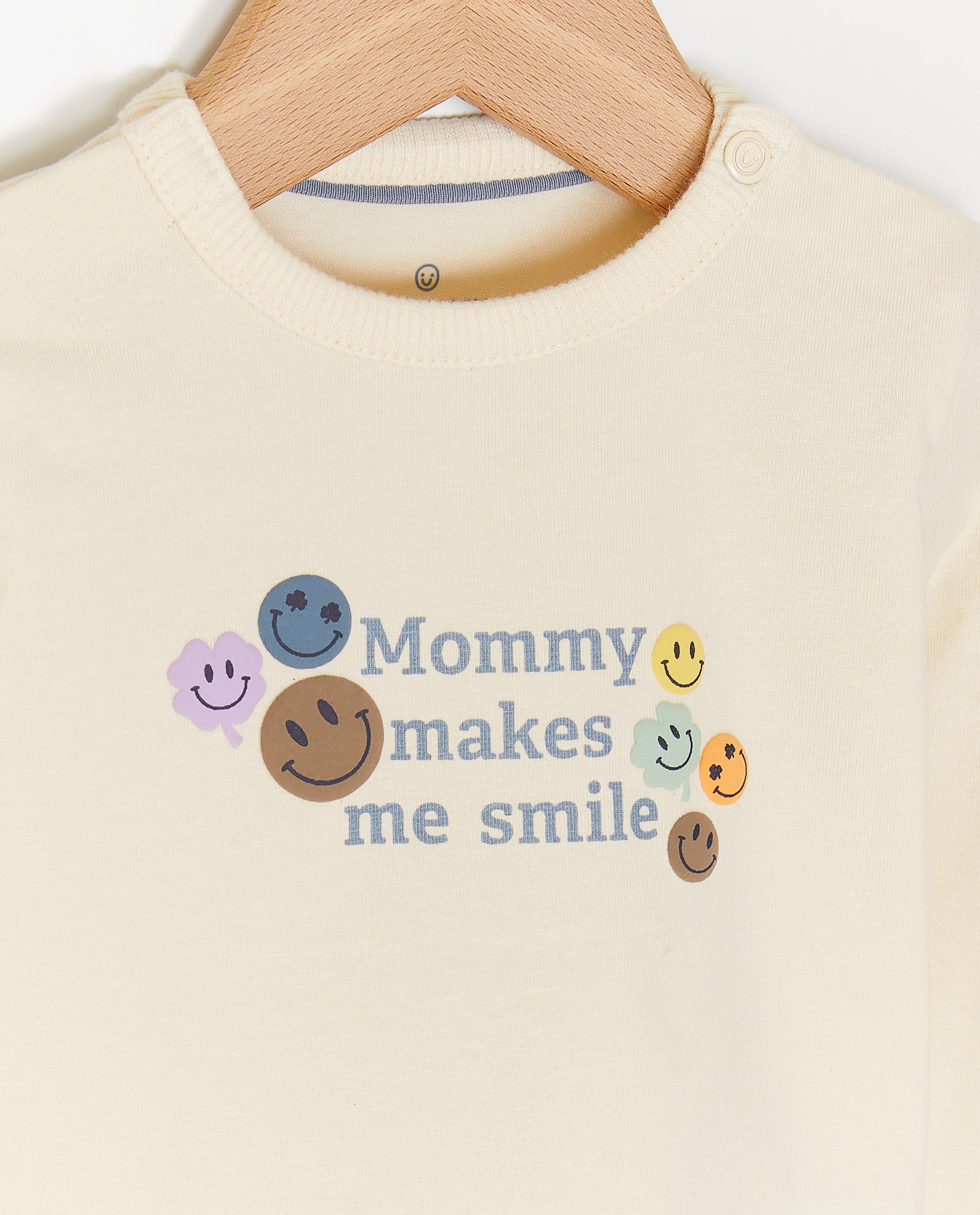 T-shirts - Longsleeve met opschrift