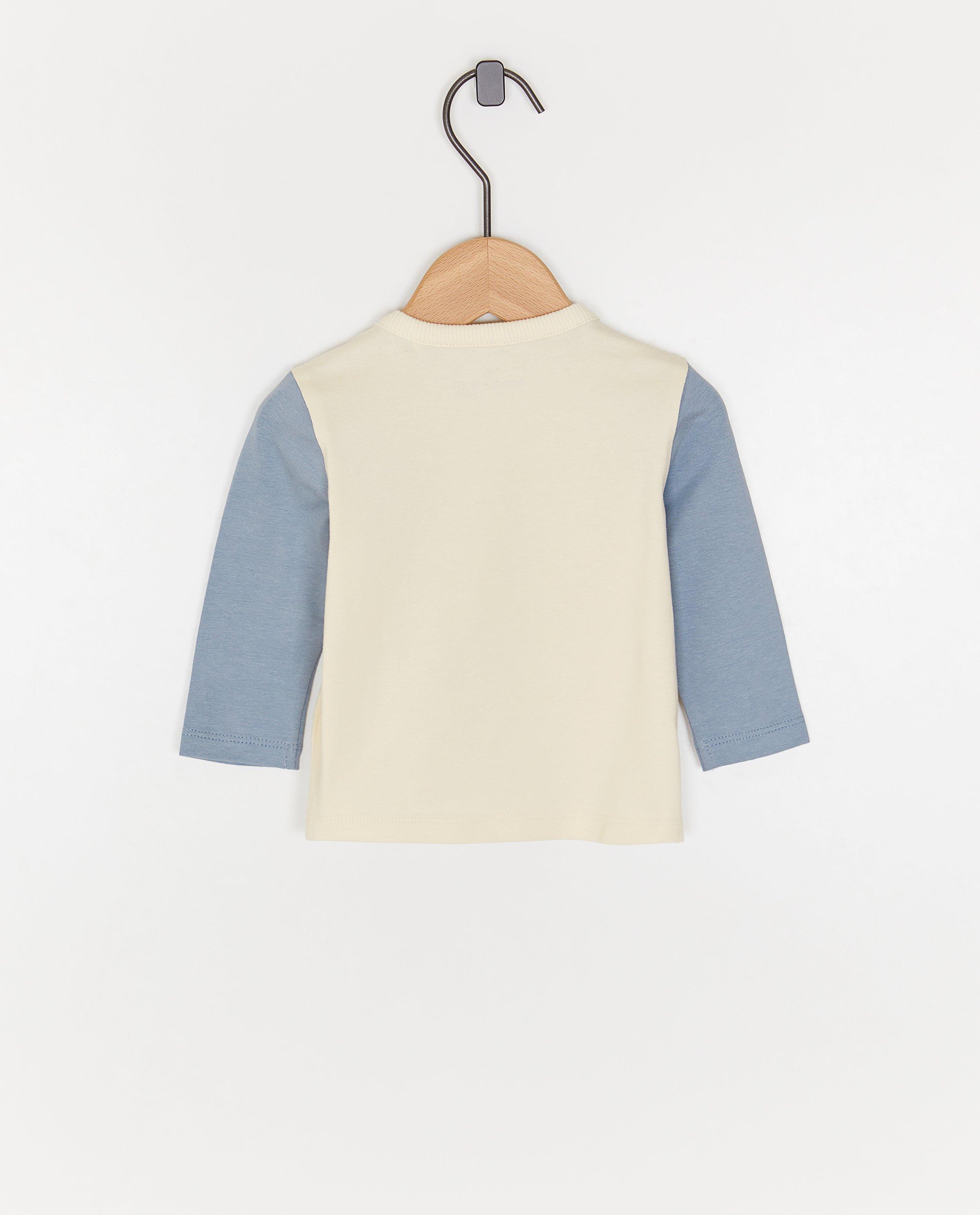 T-shirts - Longsleeve met color block