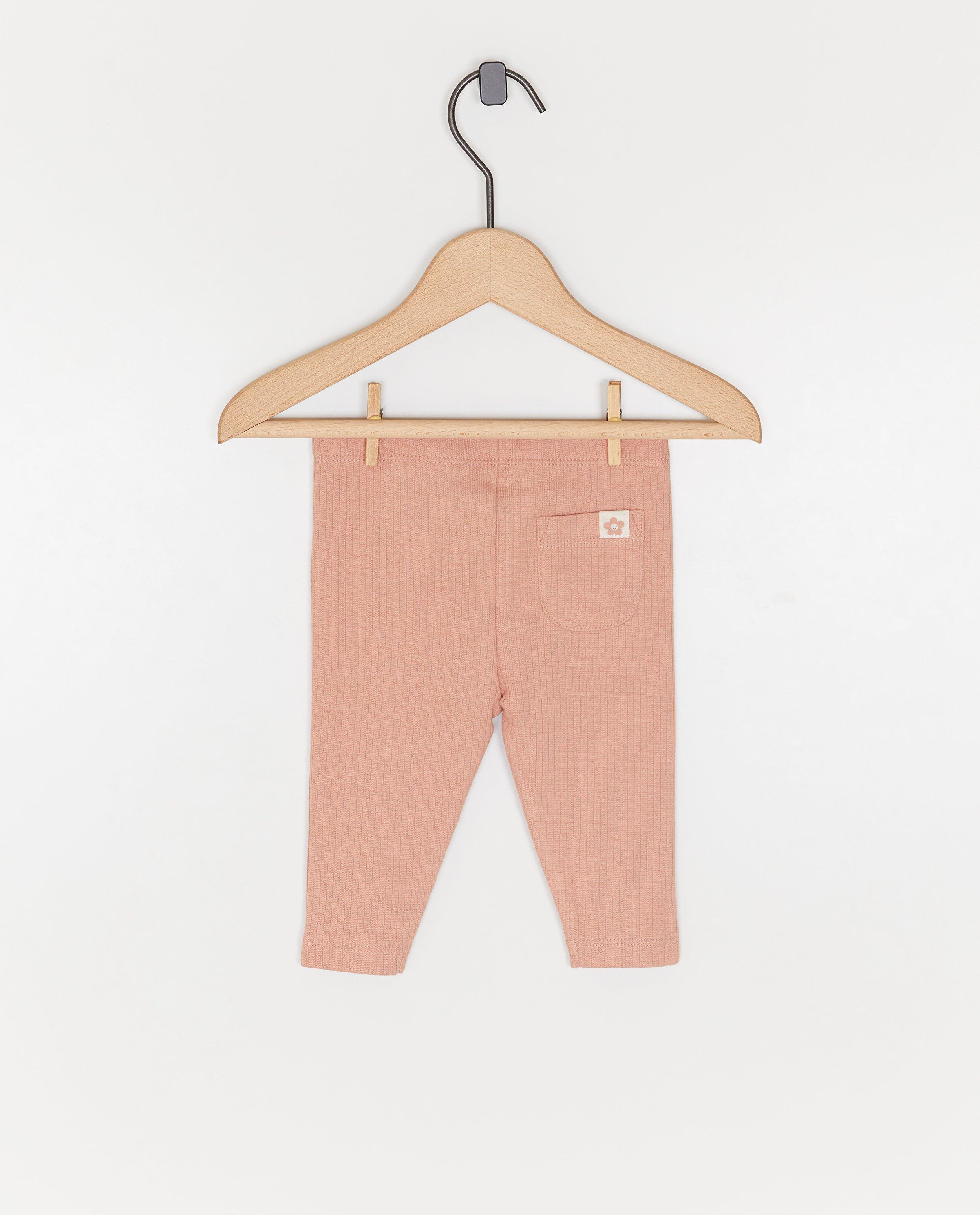 Legging met fijne rib - Product Detail - roze - afbeelding nummer 2